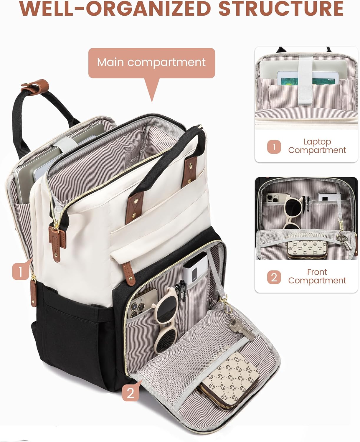 Laptop Backpack, 15.6" 17.3" - Image 3