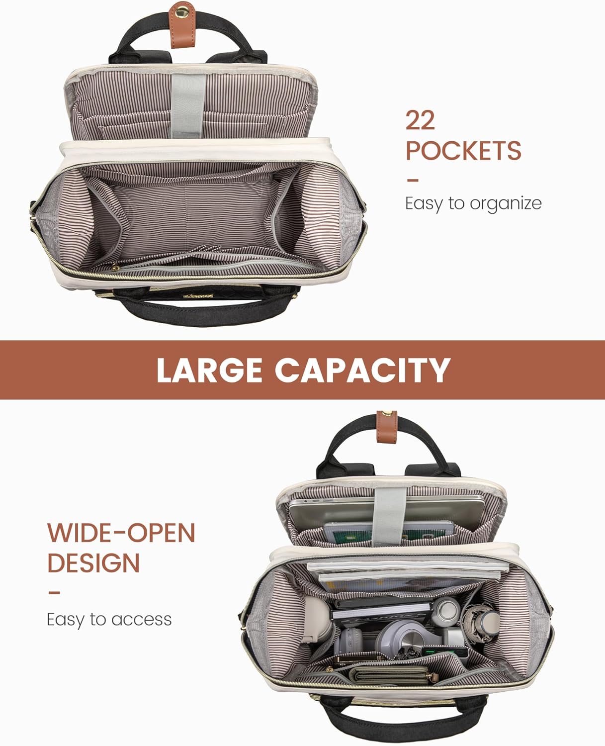 Laptop Backpack, 15.6" 17.3" - Image 4
