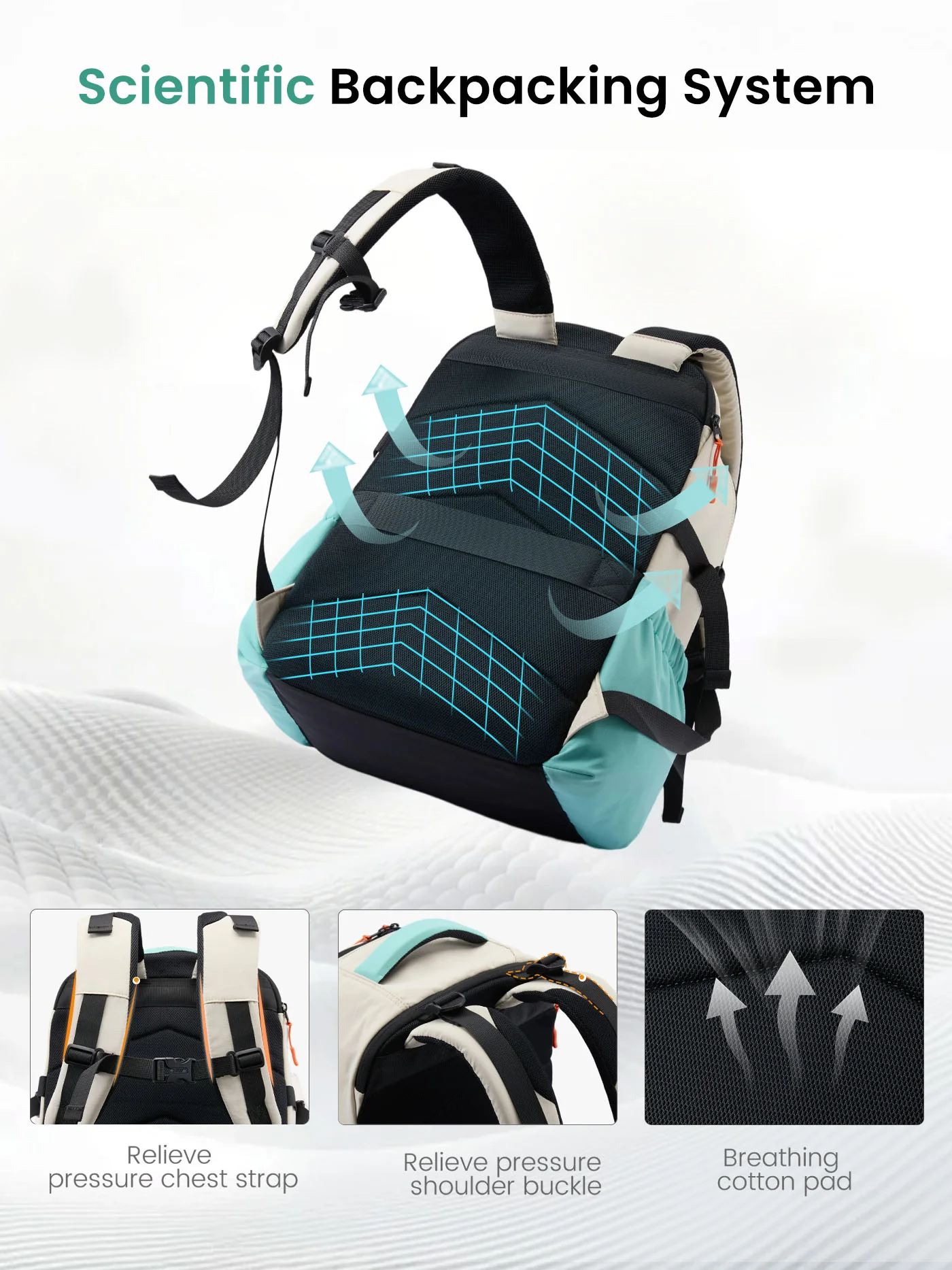 Laptop Backpack Bag 15.6" 17.3" - Image 3