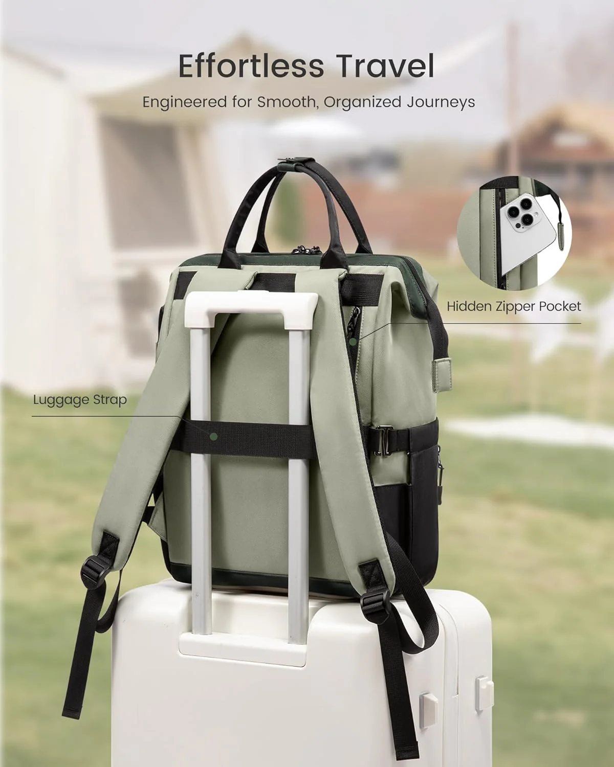 Laptop Backpack for School, 15.6" 17.3", 5158 - Image 5