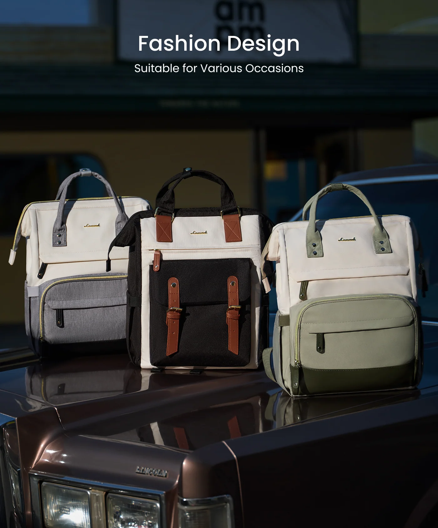 Lantana Laptop Backpack, 15.6" 17" - Image 2