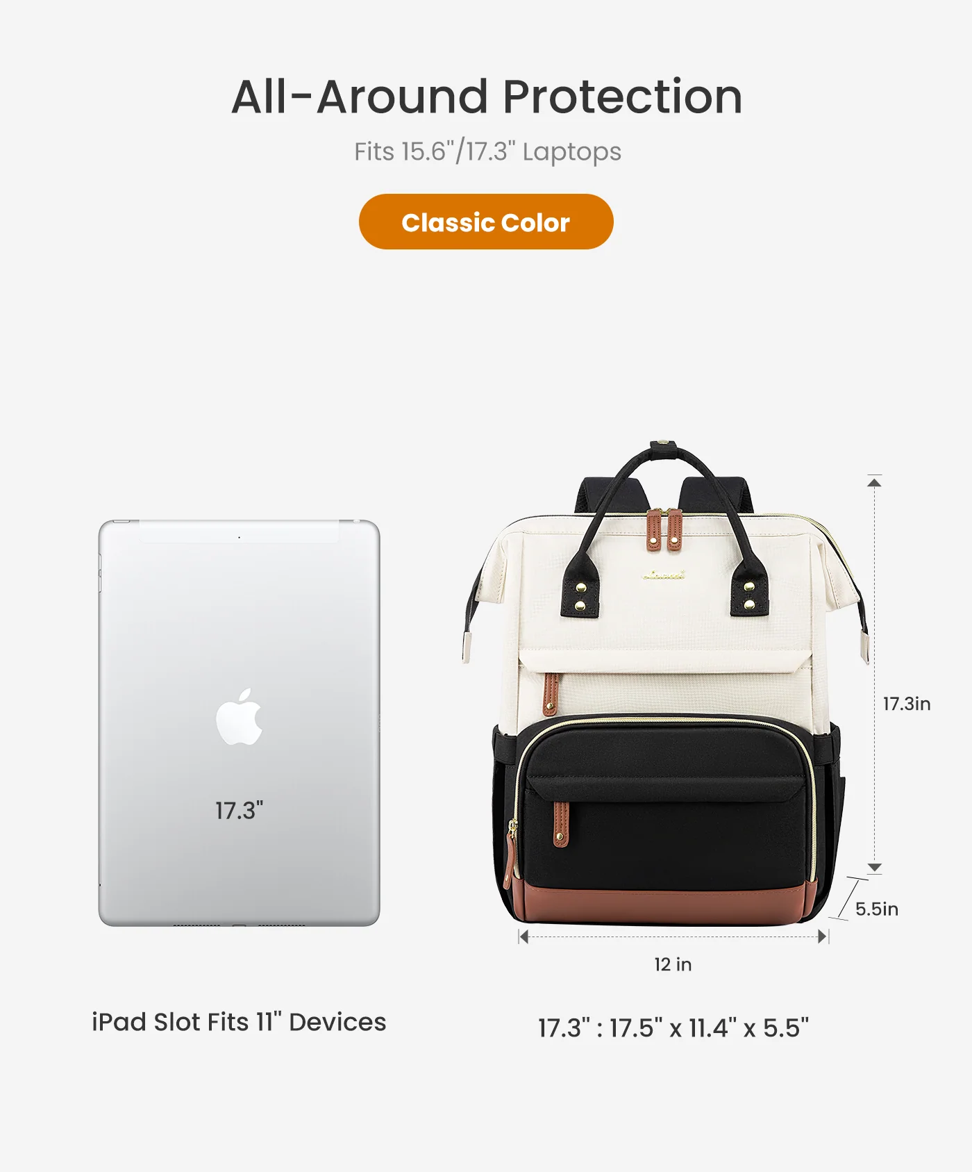 Lantana Laptop Backpack, 15.6" 17" - Image 6