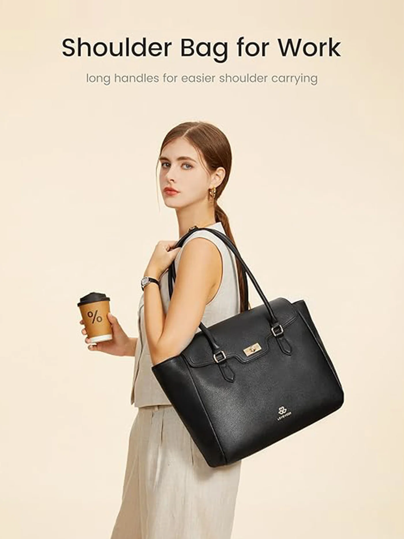 Laptop Leather Bag 15.6" 17" - Image 3