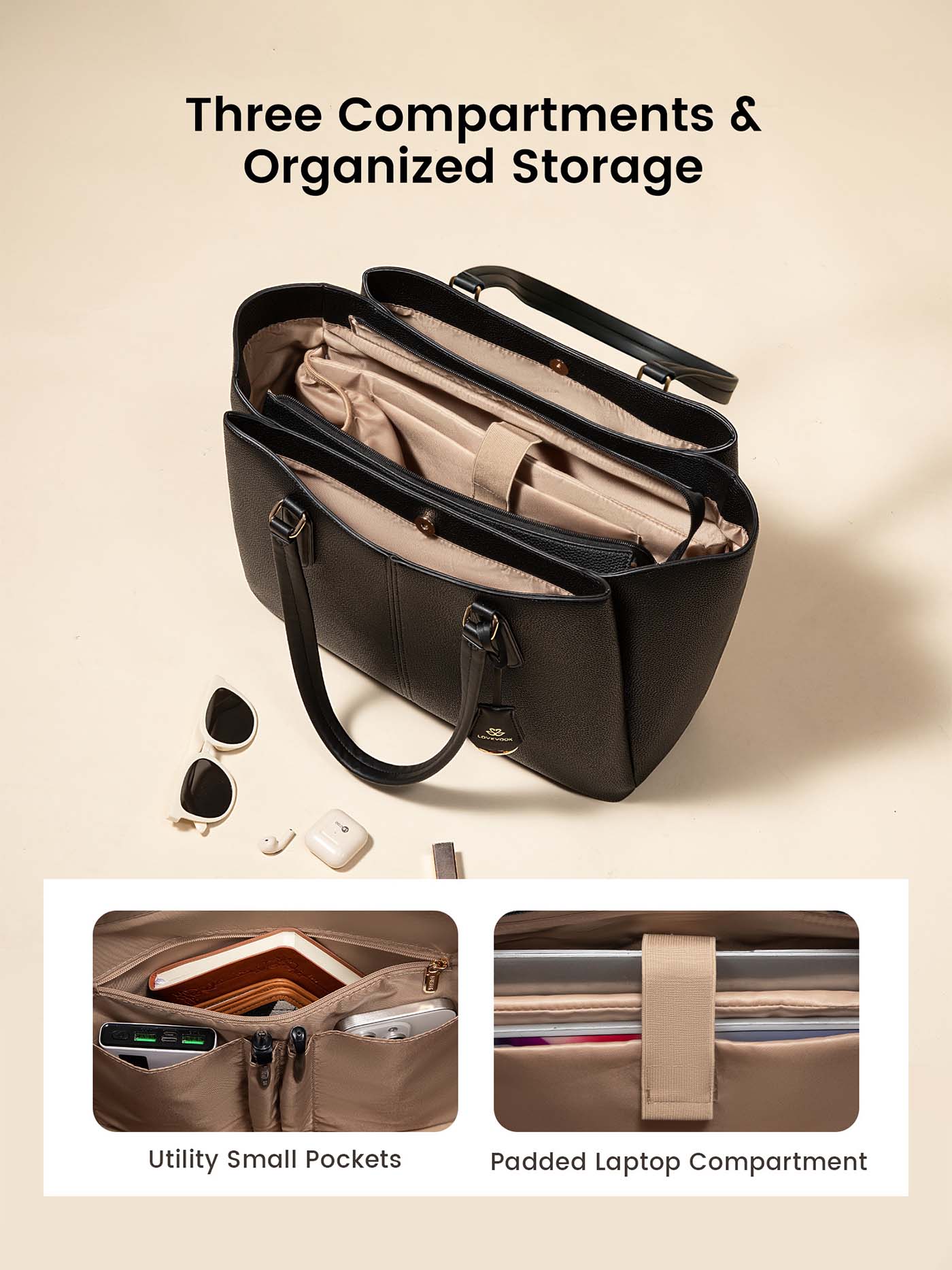 Laptop Tote Bag 15.6" 17.3" - Image 3