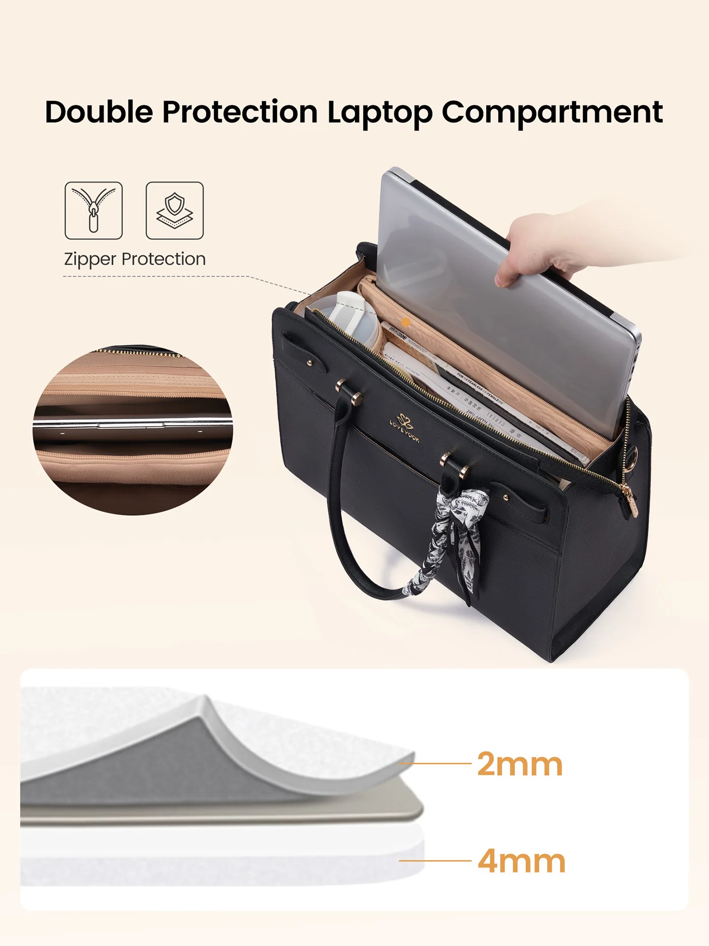 Laptop Tote Bag 15.6" 17.3" - Image 4