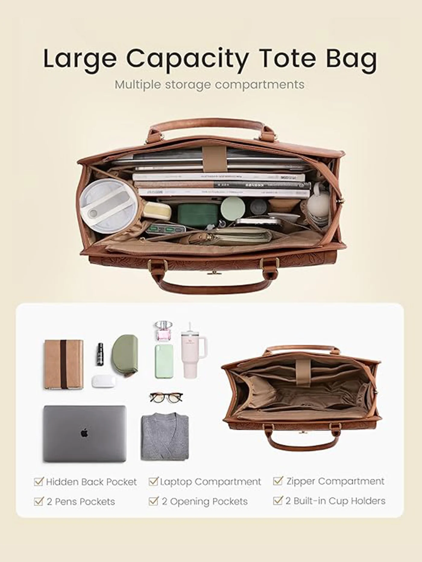 Laptop Tote Bag 15.6" 17.3" - Image 3