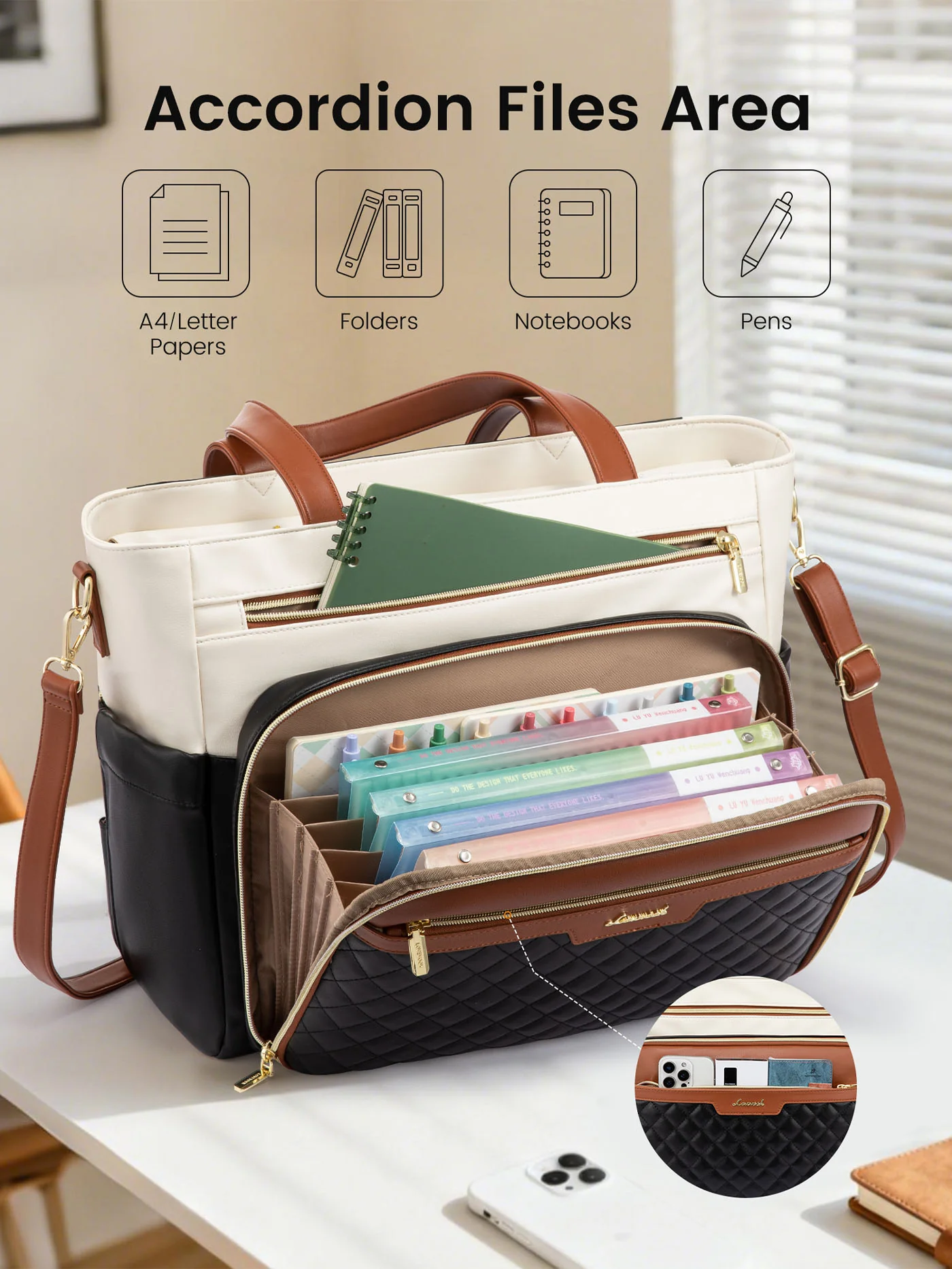 Laptop Tote Bag 15.6" 17.3" - Image 3