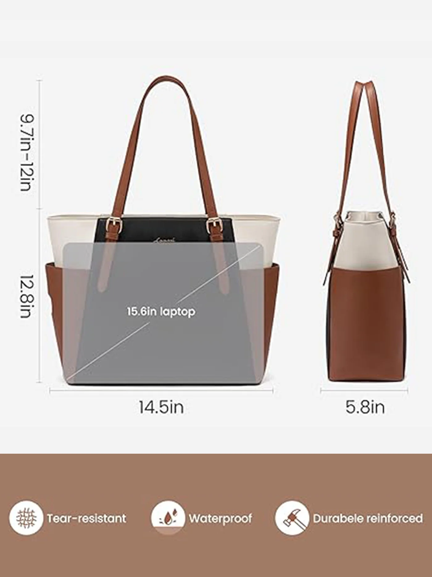 Laptop Tote Bag 15.6" 17.3" - Image 4