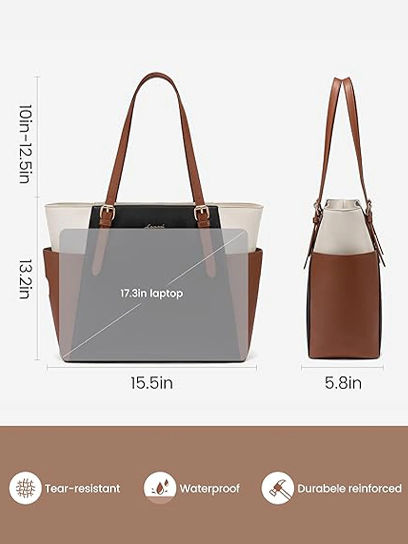 Laptop Tote Bag 15.6" 17.3" - Image 5