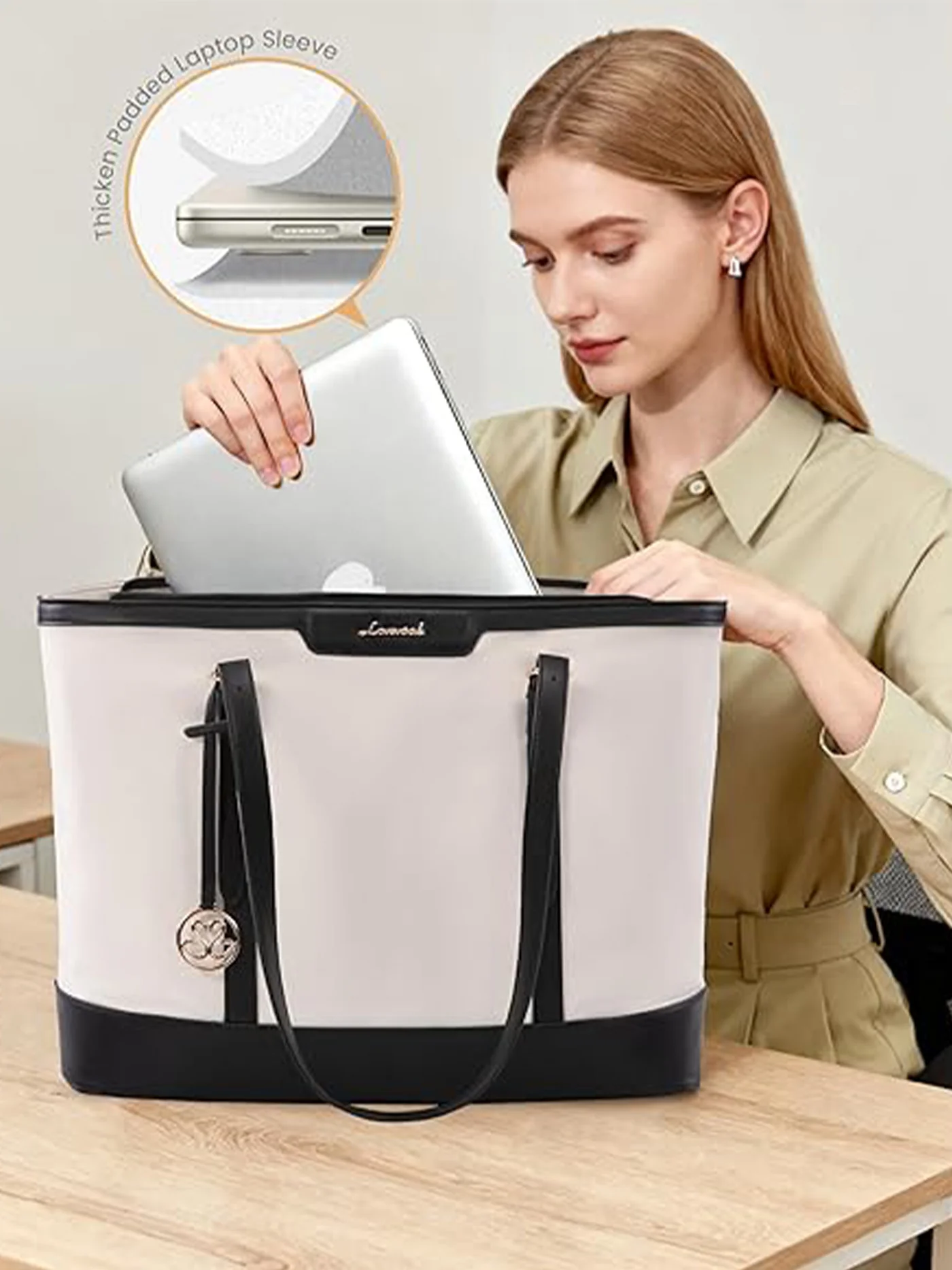 Laptop Tote Bag 15.6" 17.3" - Image 3