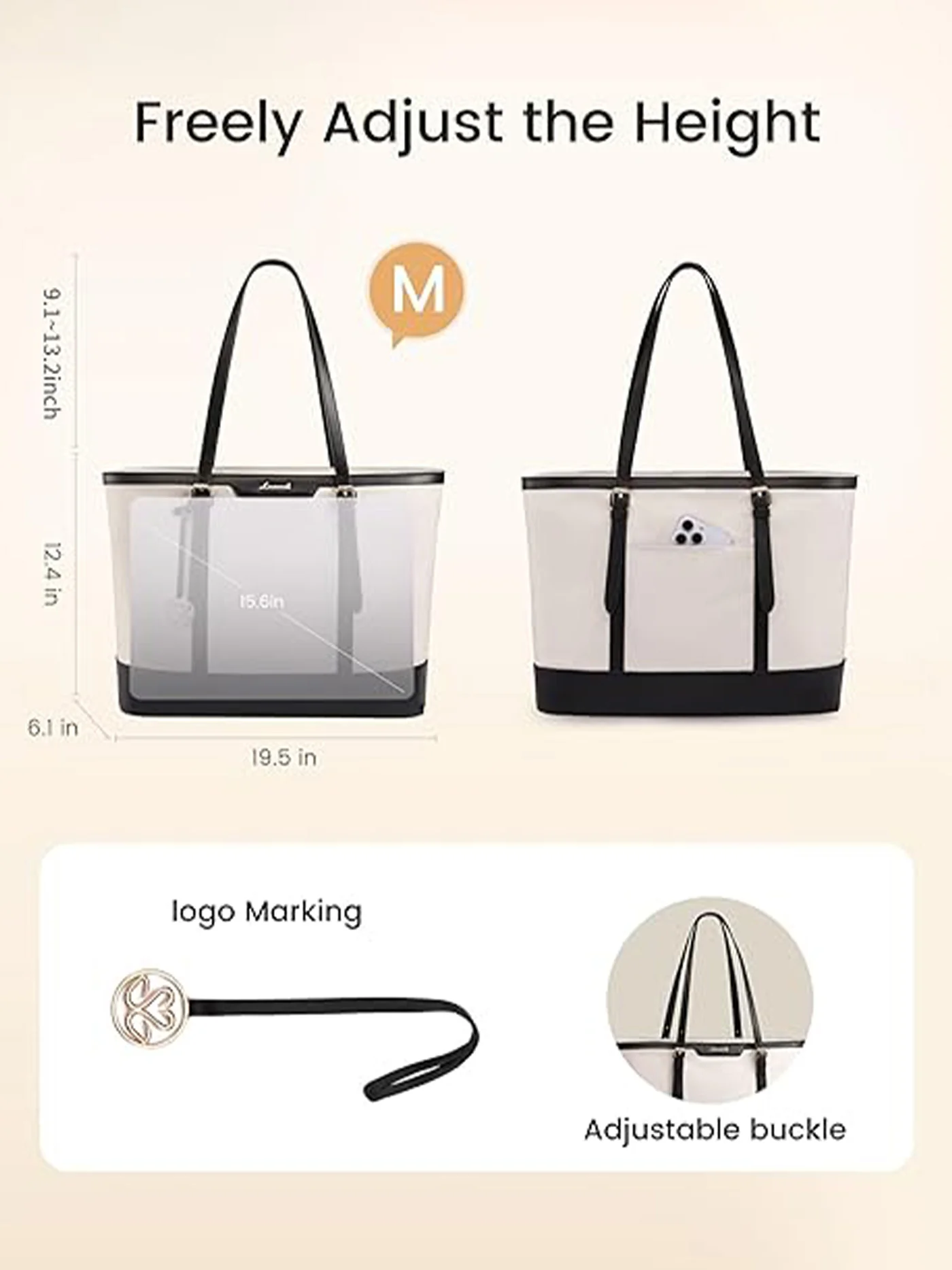 Laptop Tote Bag 15.6" 17.3" - Image 6
