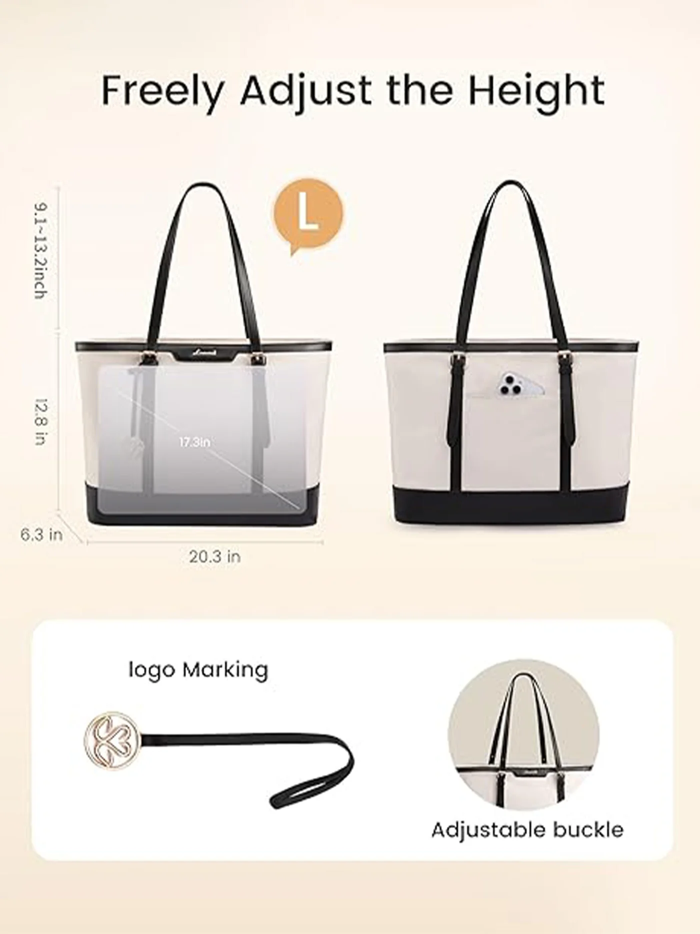 Laptop Tote Bag 15.6" 17.3" - Image 7