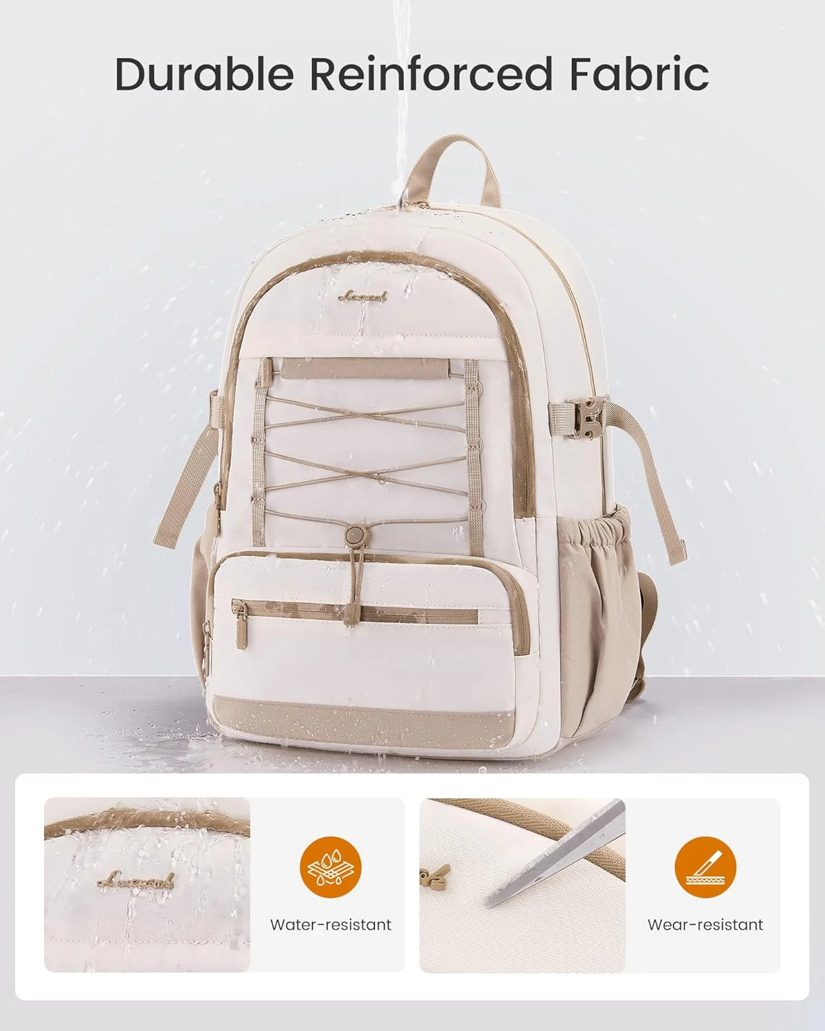 Large Capacity School Backpack, 15.6" 17.3", 4400 - Image 5
