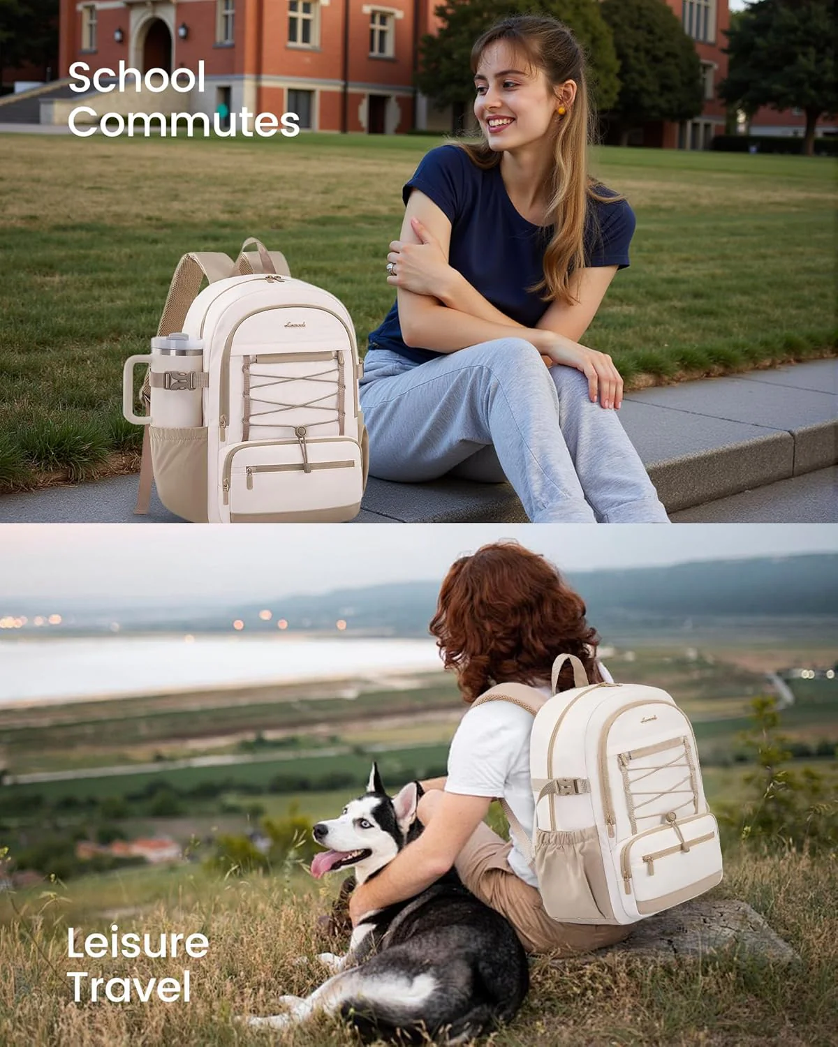 Large Capacity School Backpack, 15.6" 17.3", 4400 - Image 7