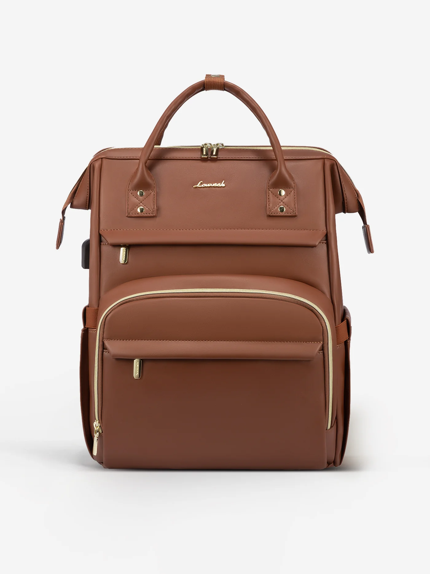 Leather Laptop Backpack, 15.6"-18" - Image 14