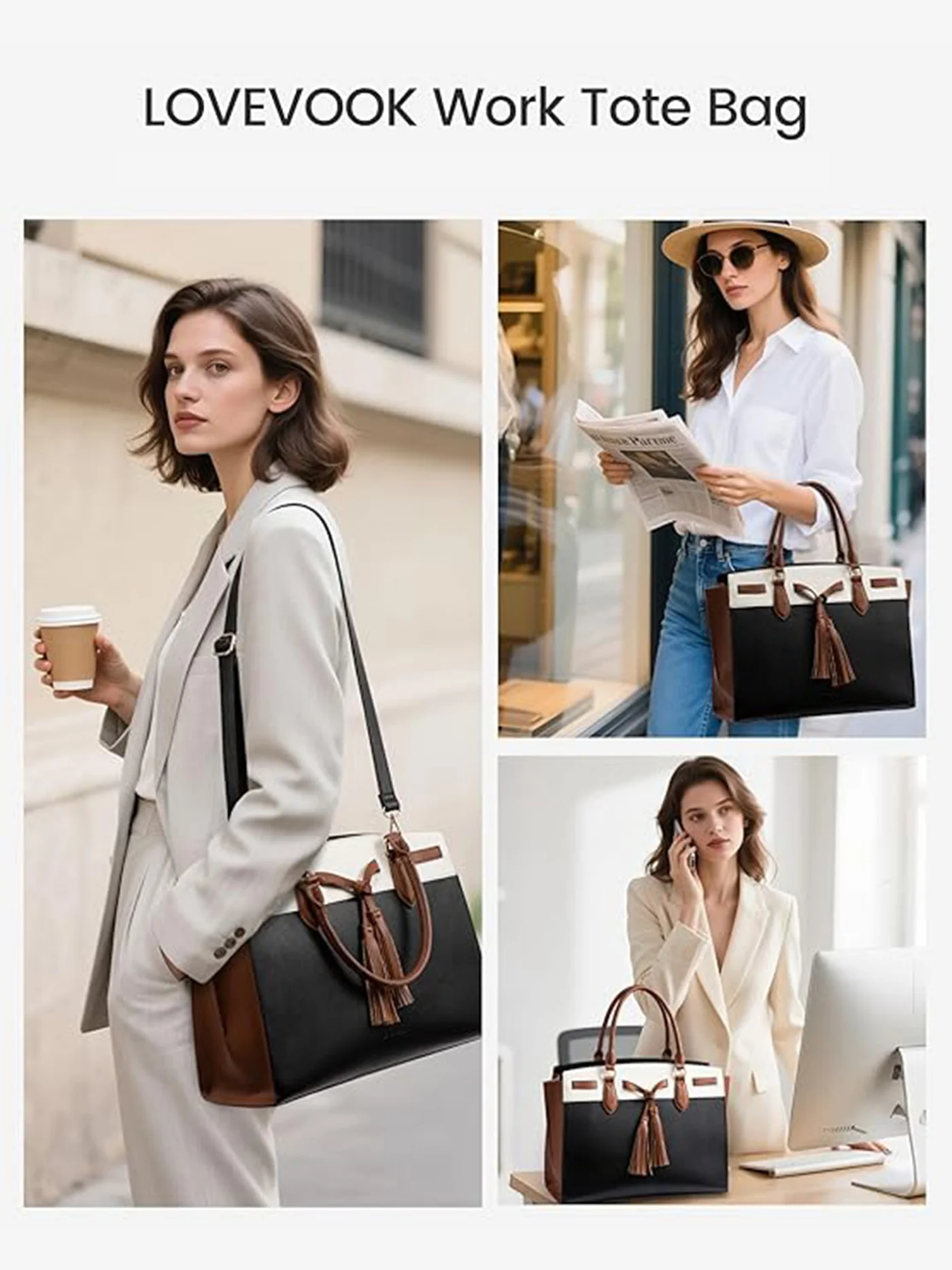 Leather Laptop Bag 15.6" 17.3" - Image 3