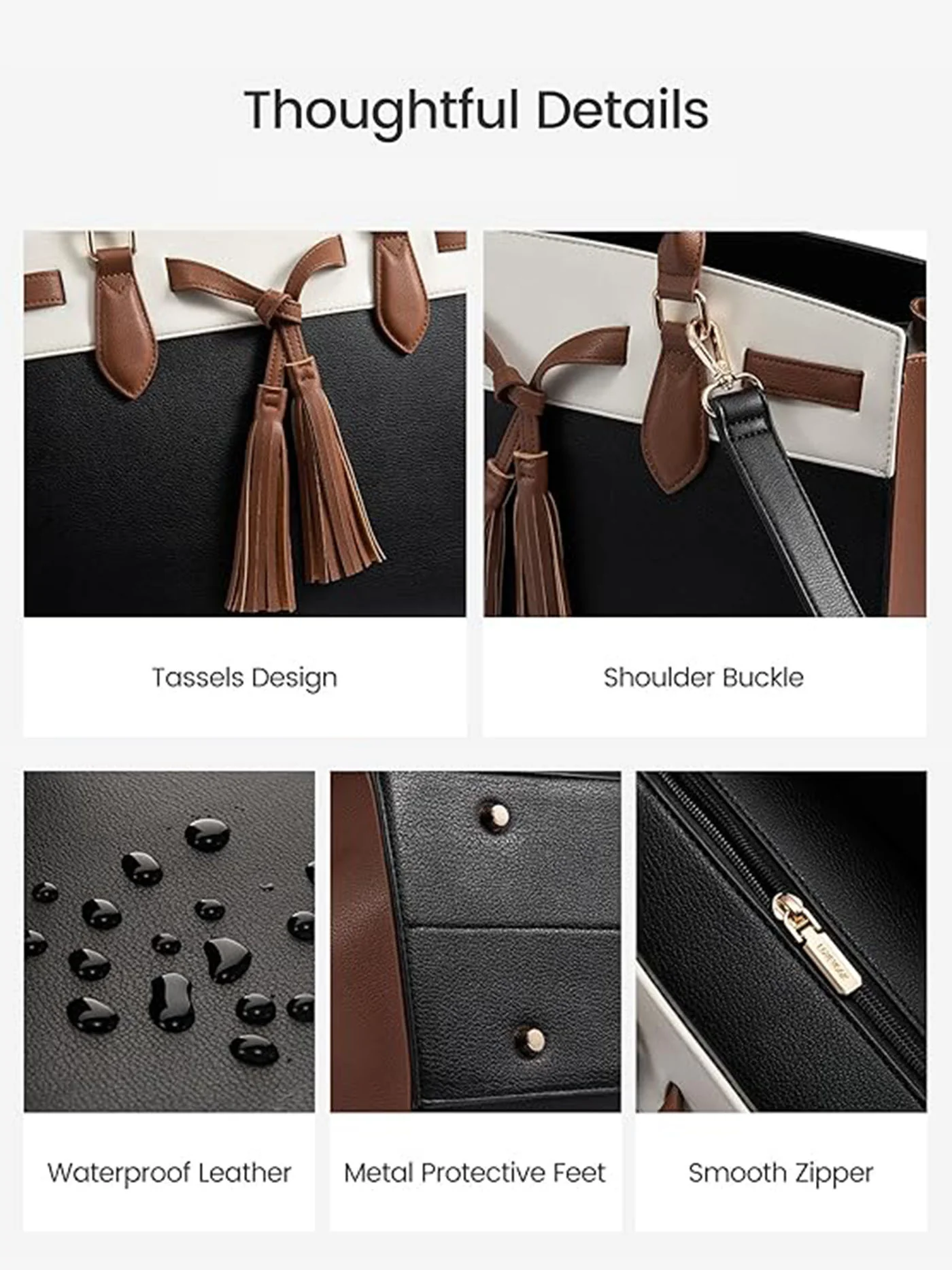 Leather Laptop Bag 15.6" 17.3" - Image 8