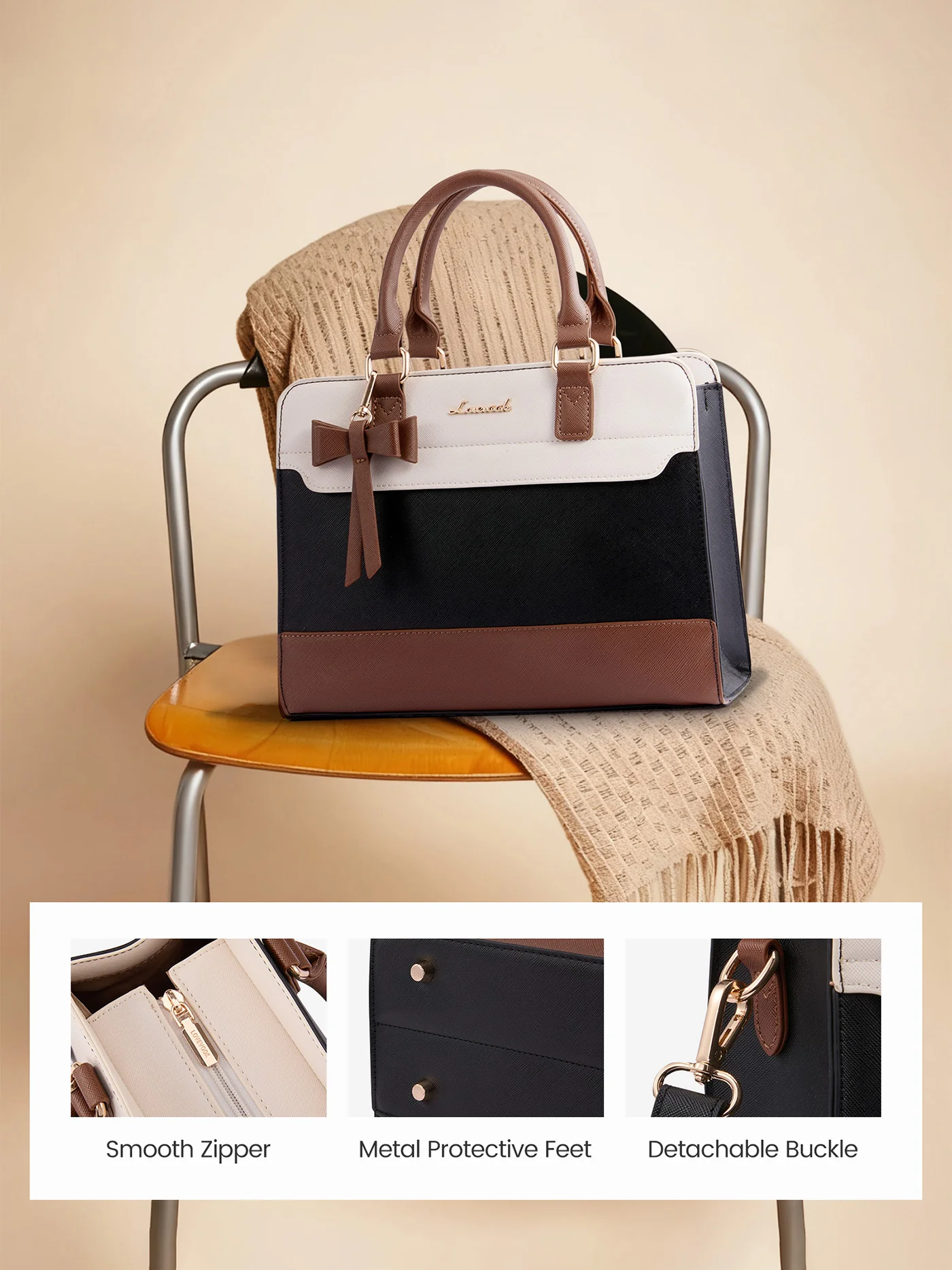 Leather Tote Bag 11.5" 13.5" - Image 7