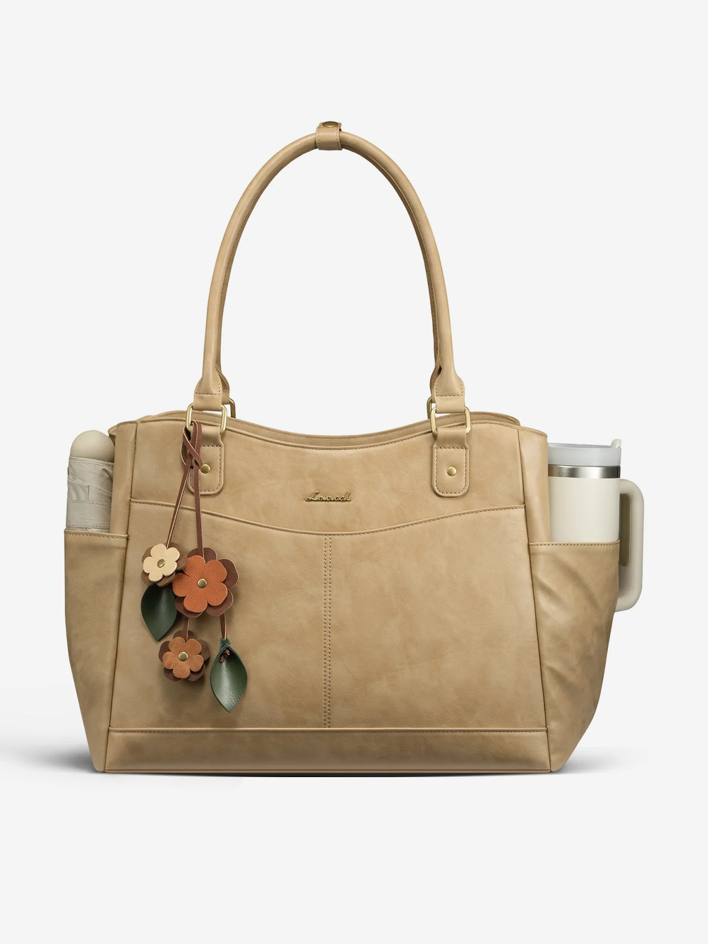 Leather Vintage Tote Bag 15.6" 17.3" - Image 11