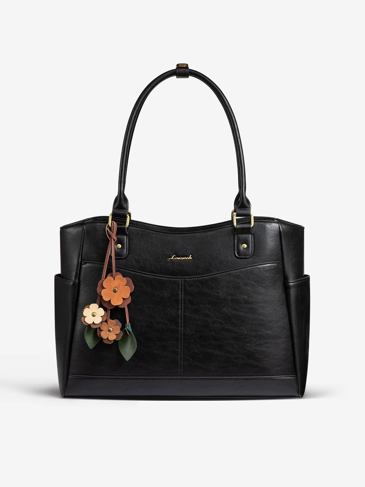 Leather Vintage Tote Bag 15.6" 17.3" - Image 9