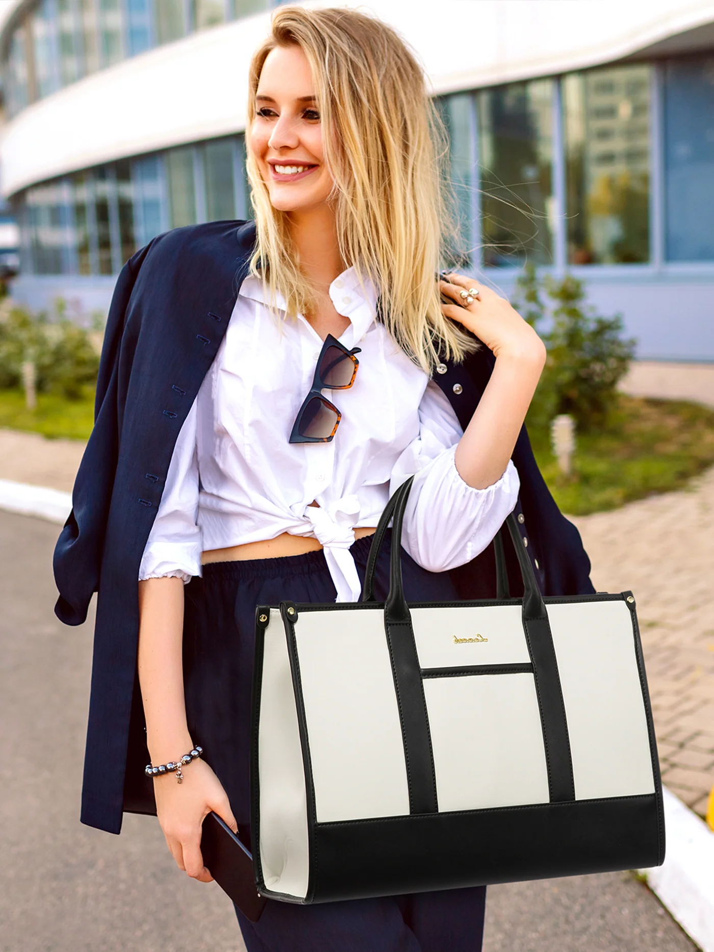 2Pcs Lightweight Computer Bag, 15.6" 17" - Image 3