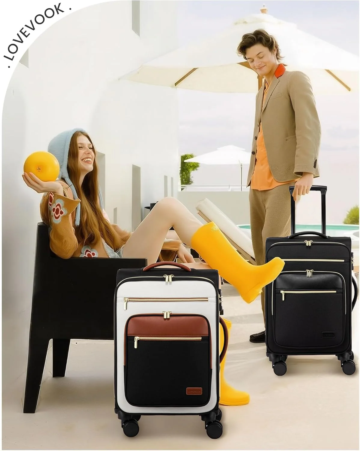 Lightweight Waterproof Suitcases, 20"(Only US) - Image 10