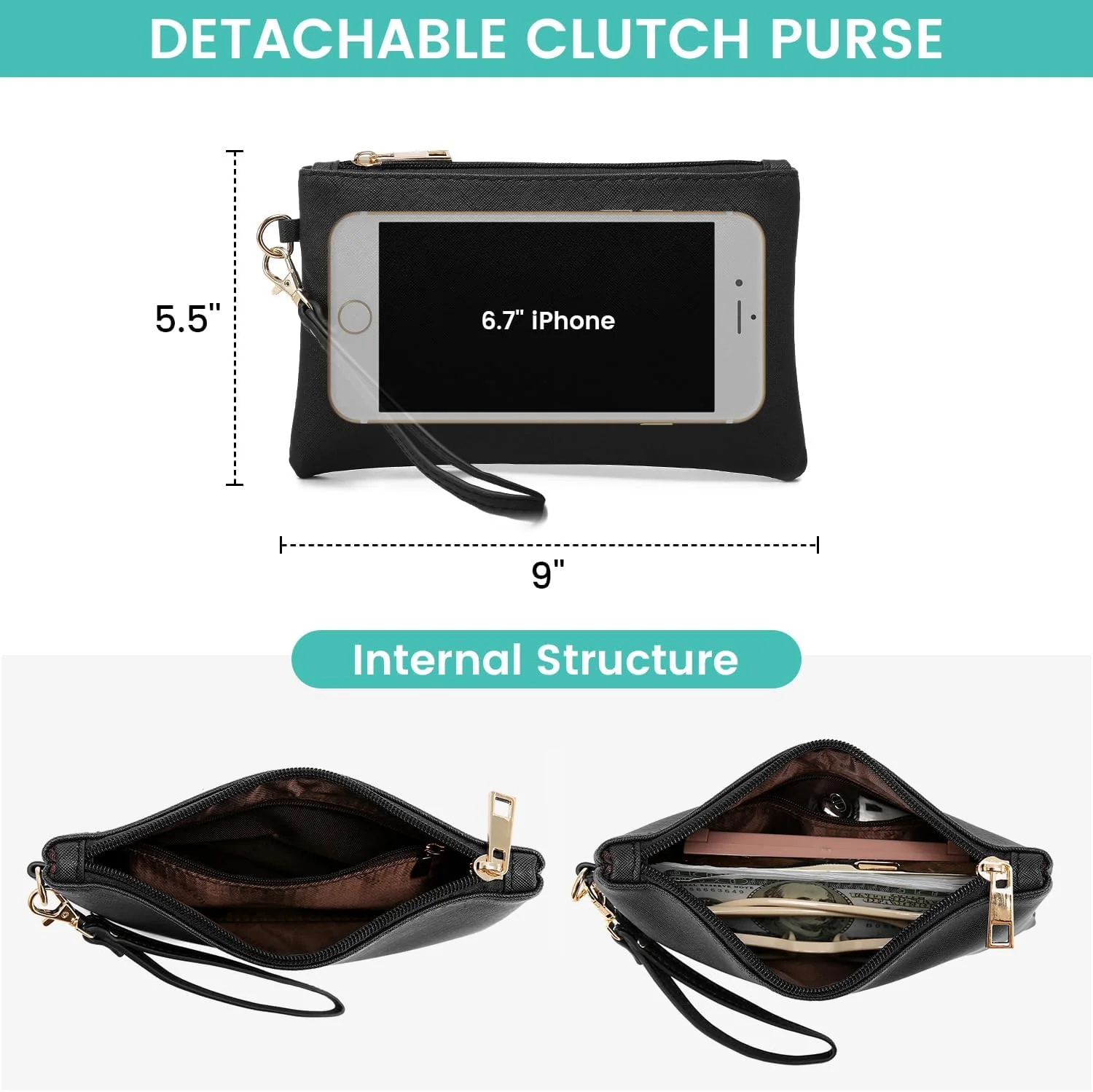 2Pcs Laptop Shoulder Bag, 15.6" - Image 5