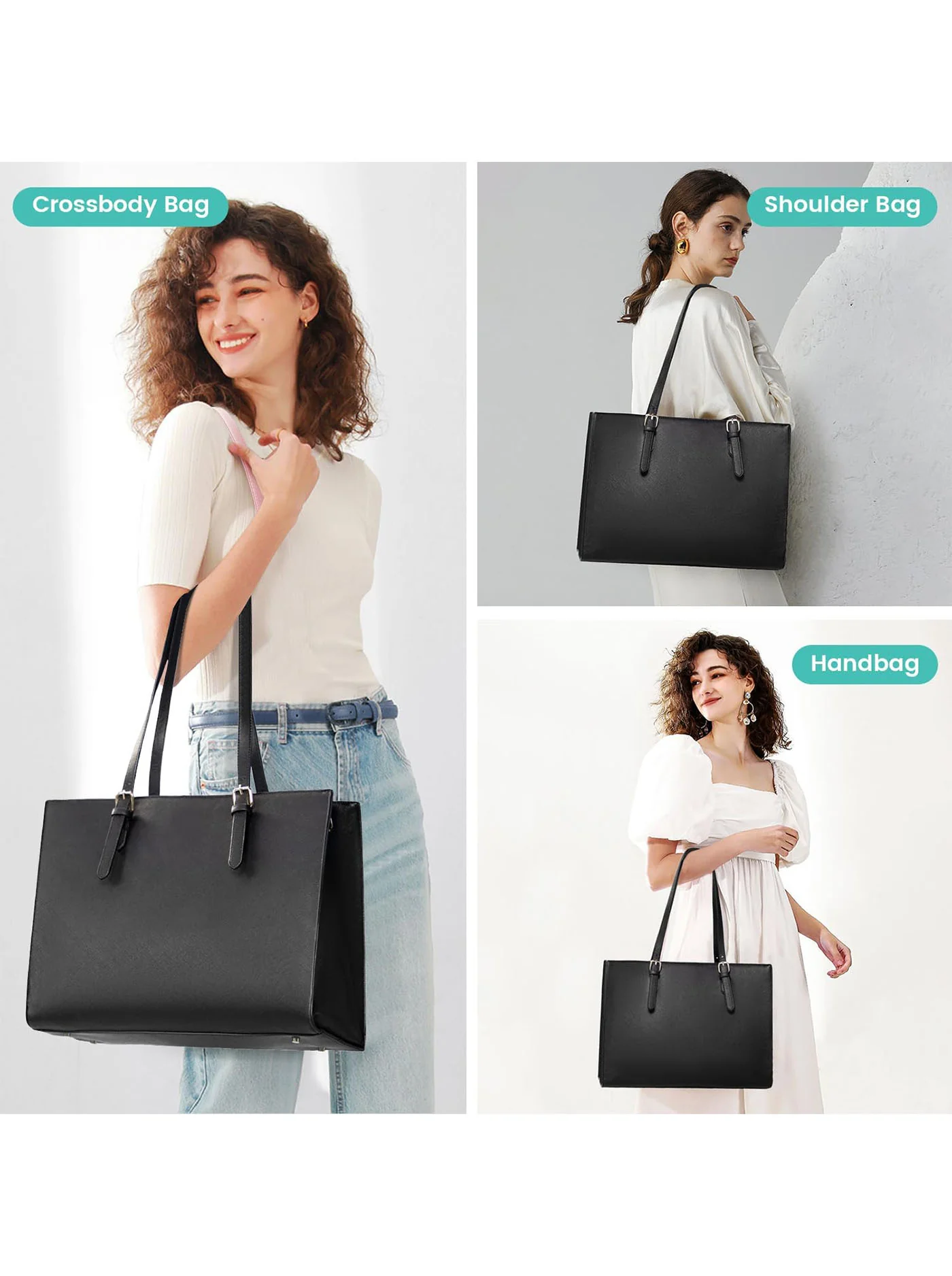 2Pcs Laptop Shoulder Bag, 15.6" - Image 6