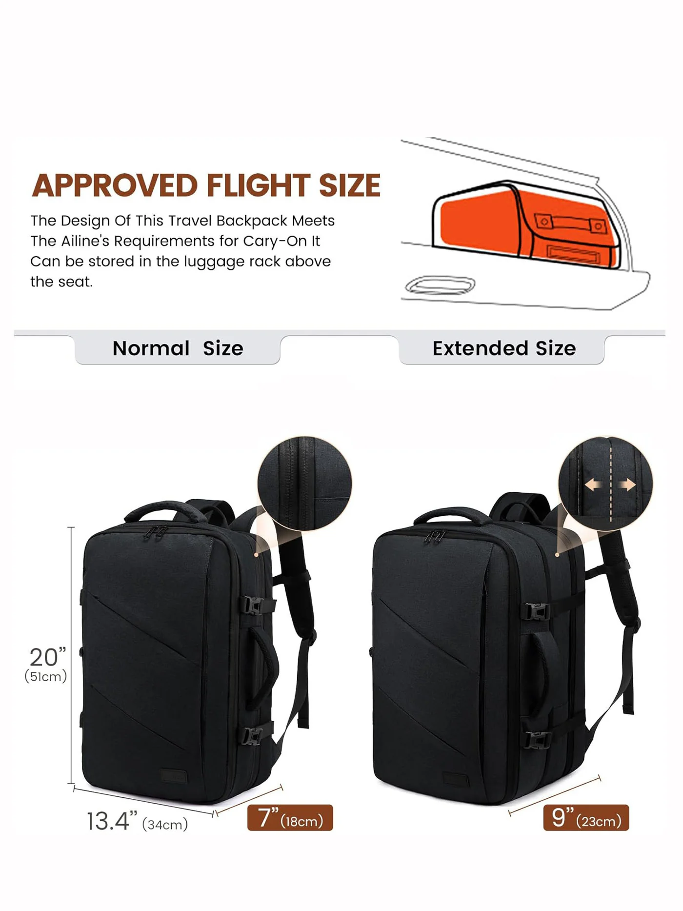 4Pcs Cloudwalker Ⅰ Backpack, 30L 40L - Image 4