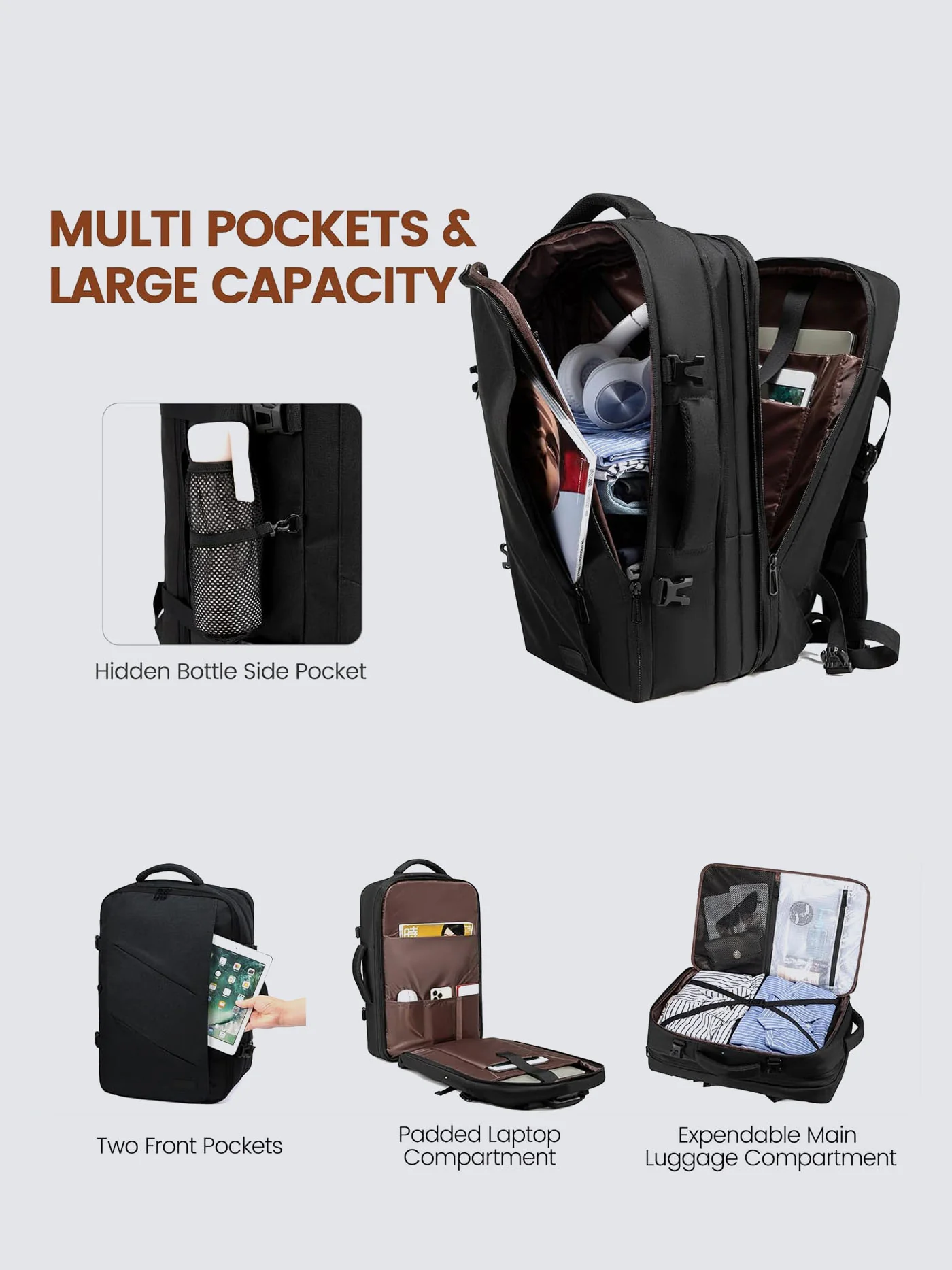 4Pcs Cloudwalker Ⅰ Backpack, 30L 40L - Image 6