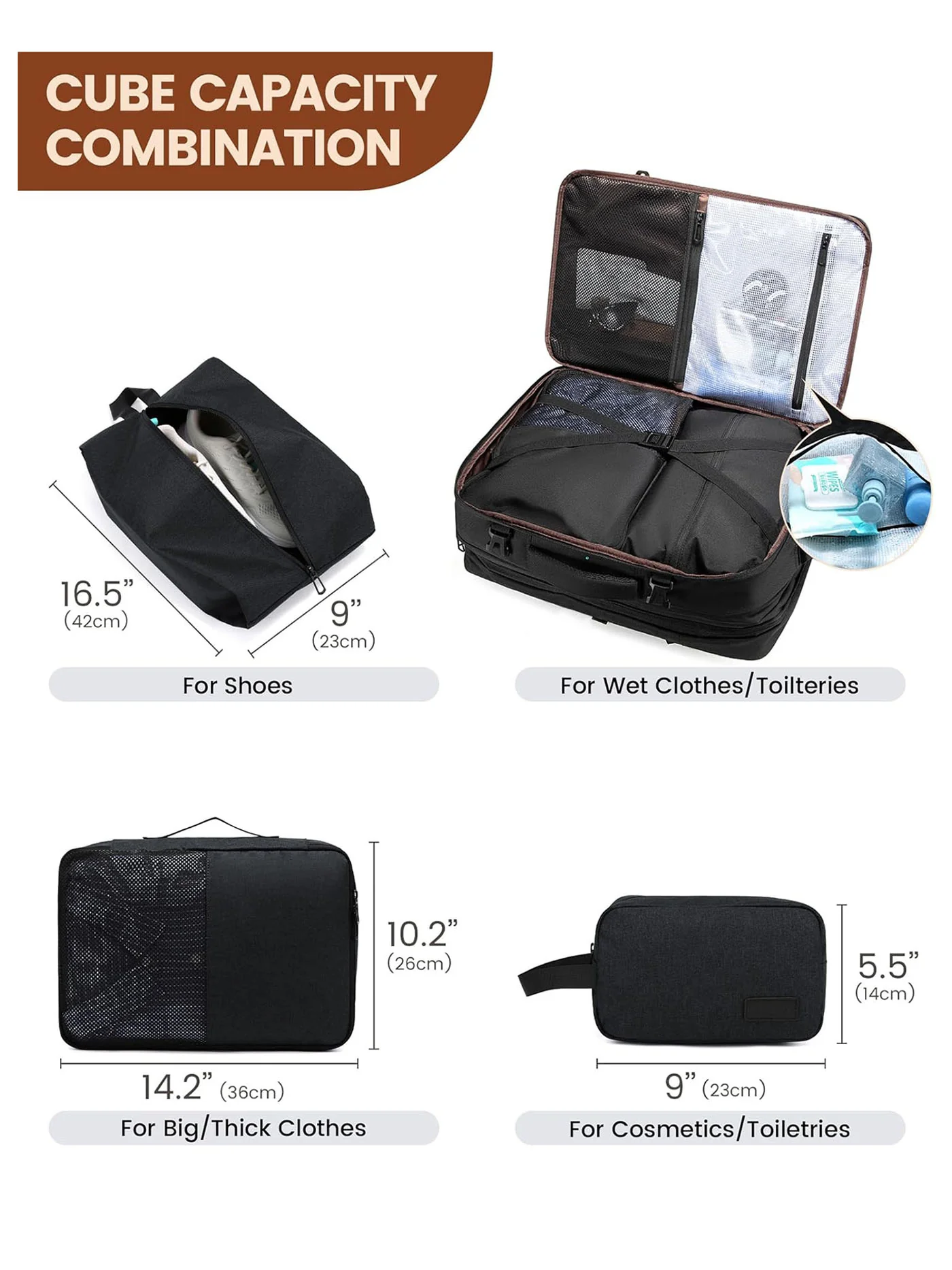 4Pcs Cloudwalker Ⅰ Backpack, 30L 40L - Image 7