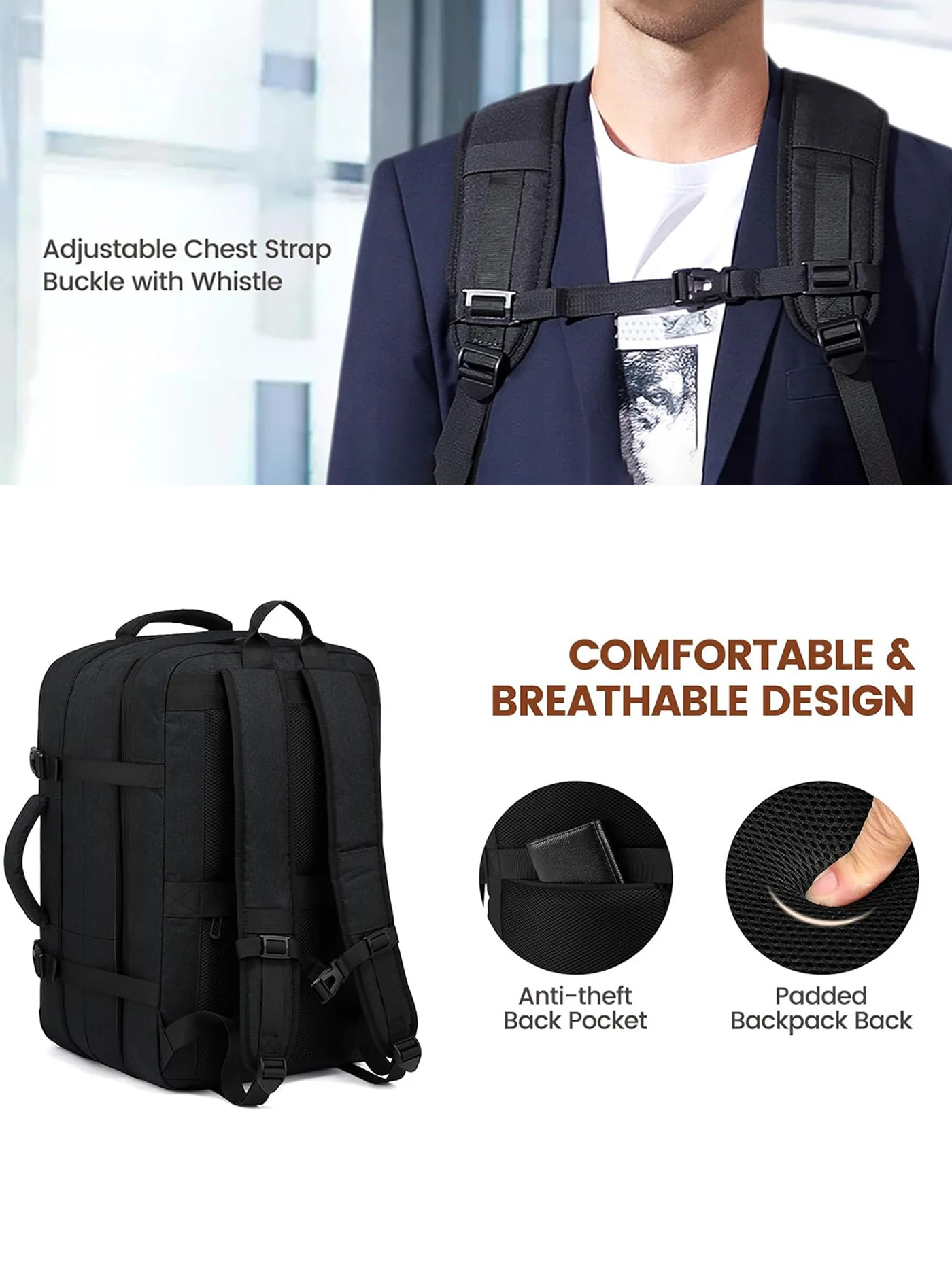 4Pcs Cloudwalker Ⅰ Backpack, 30L 40L - Image 8