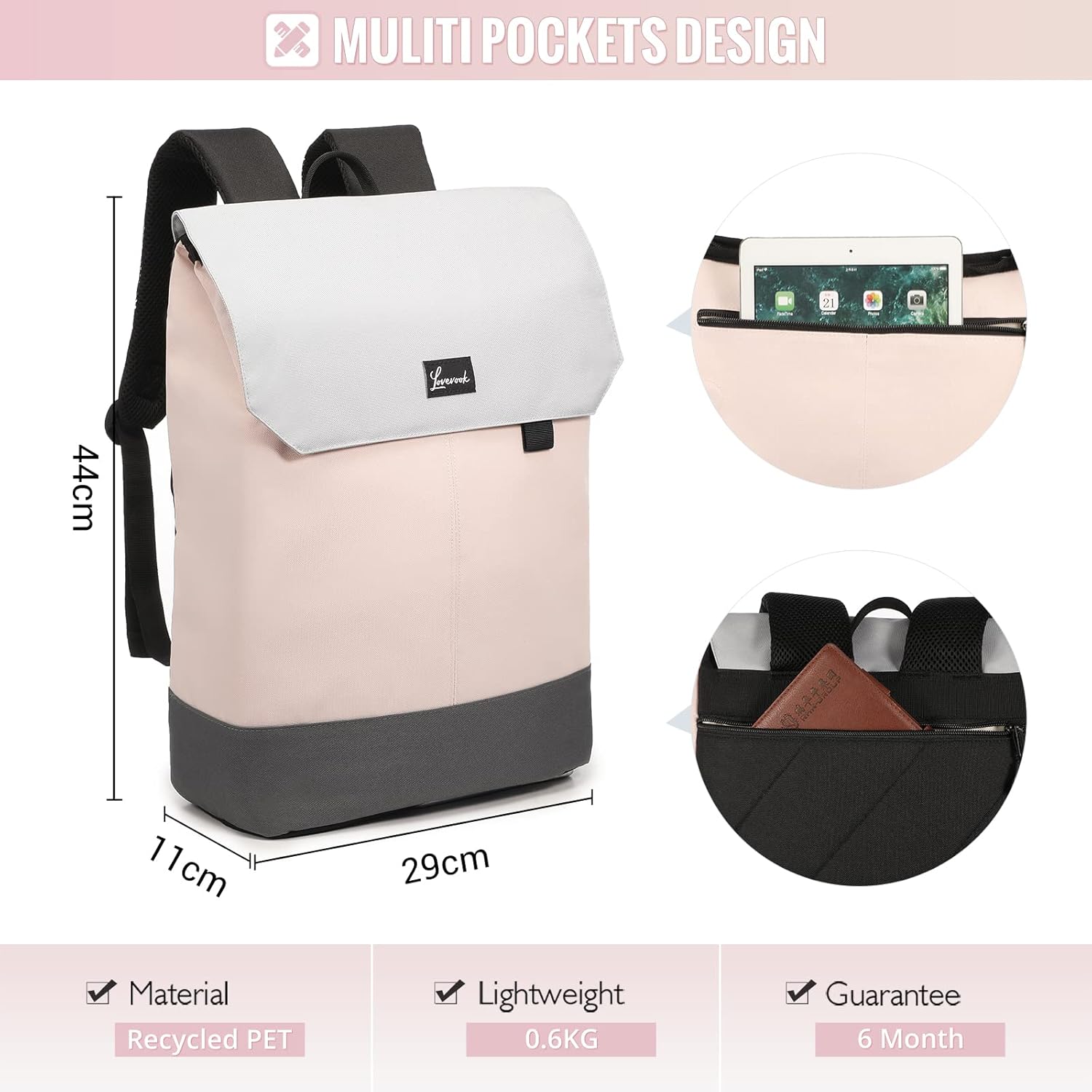 Elegant Laptop Backpack, 15.6" (Not available in the US) - Image 8