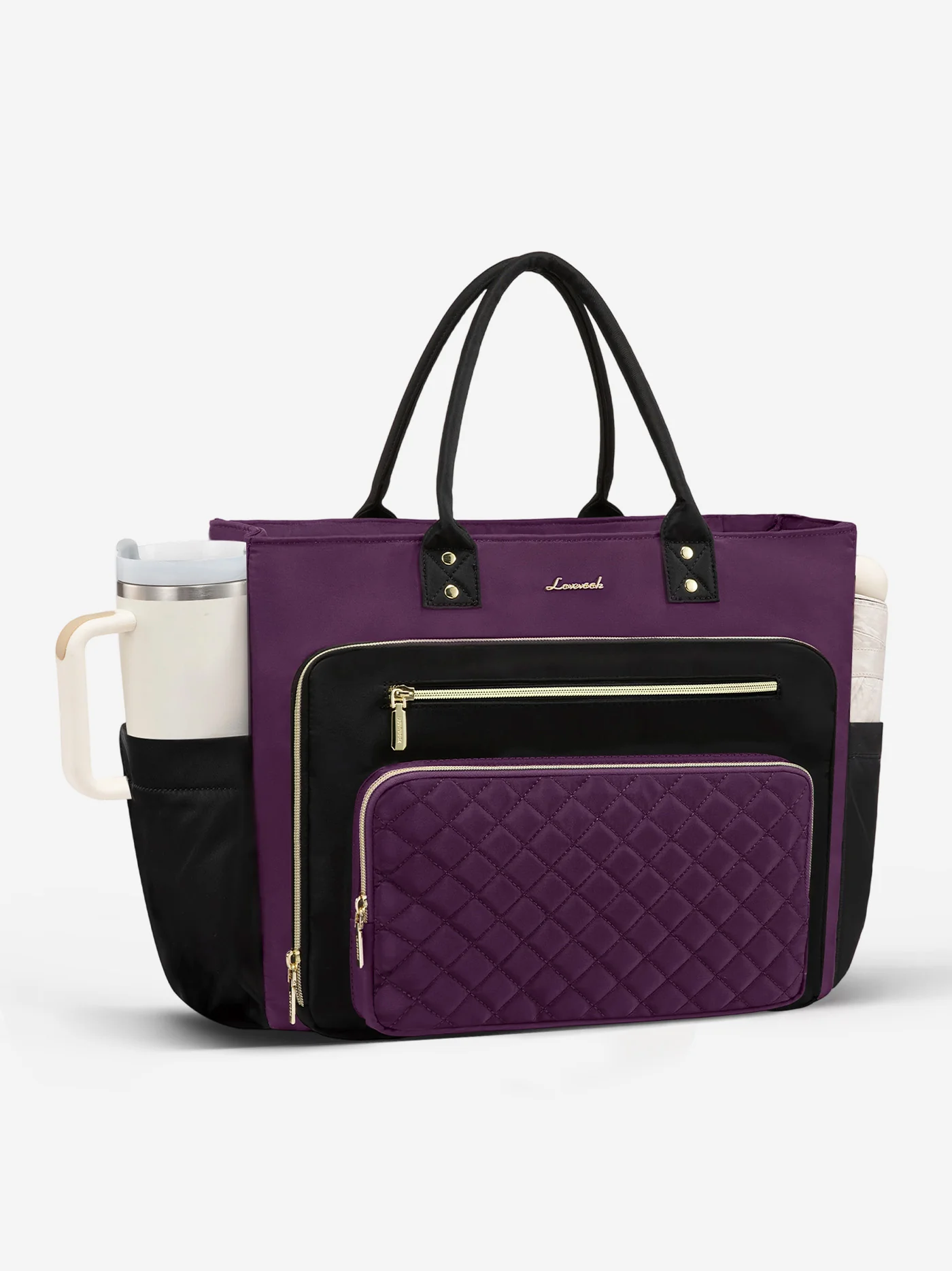 Multi-Pocket Laptop Tote Bag , 15.6" 17.3" - Image 10
