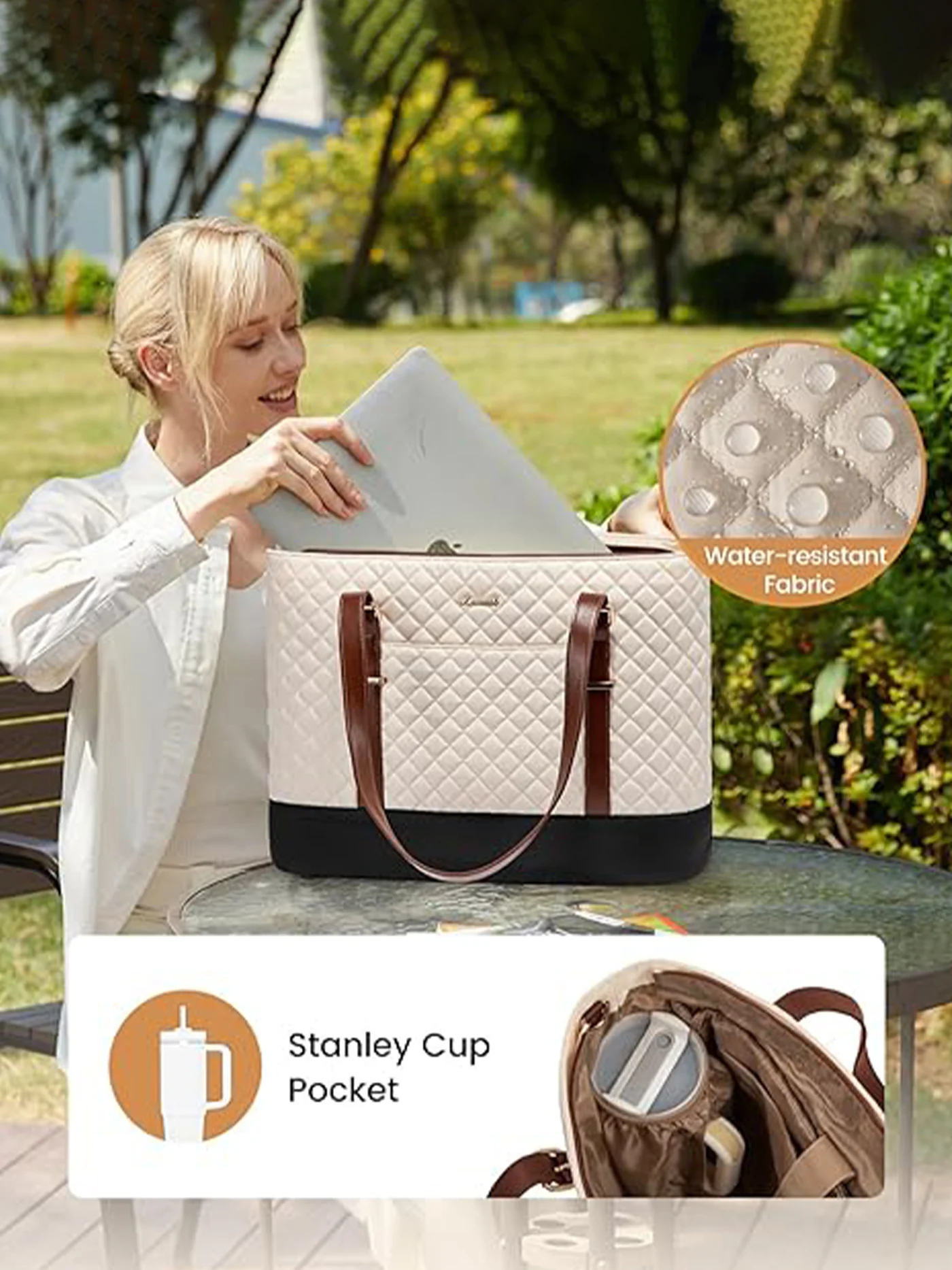 Laptop Tote Bag, 15.6" 17.3" - Image 3