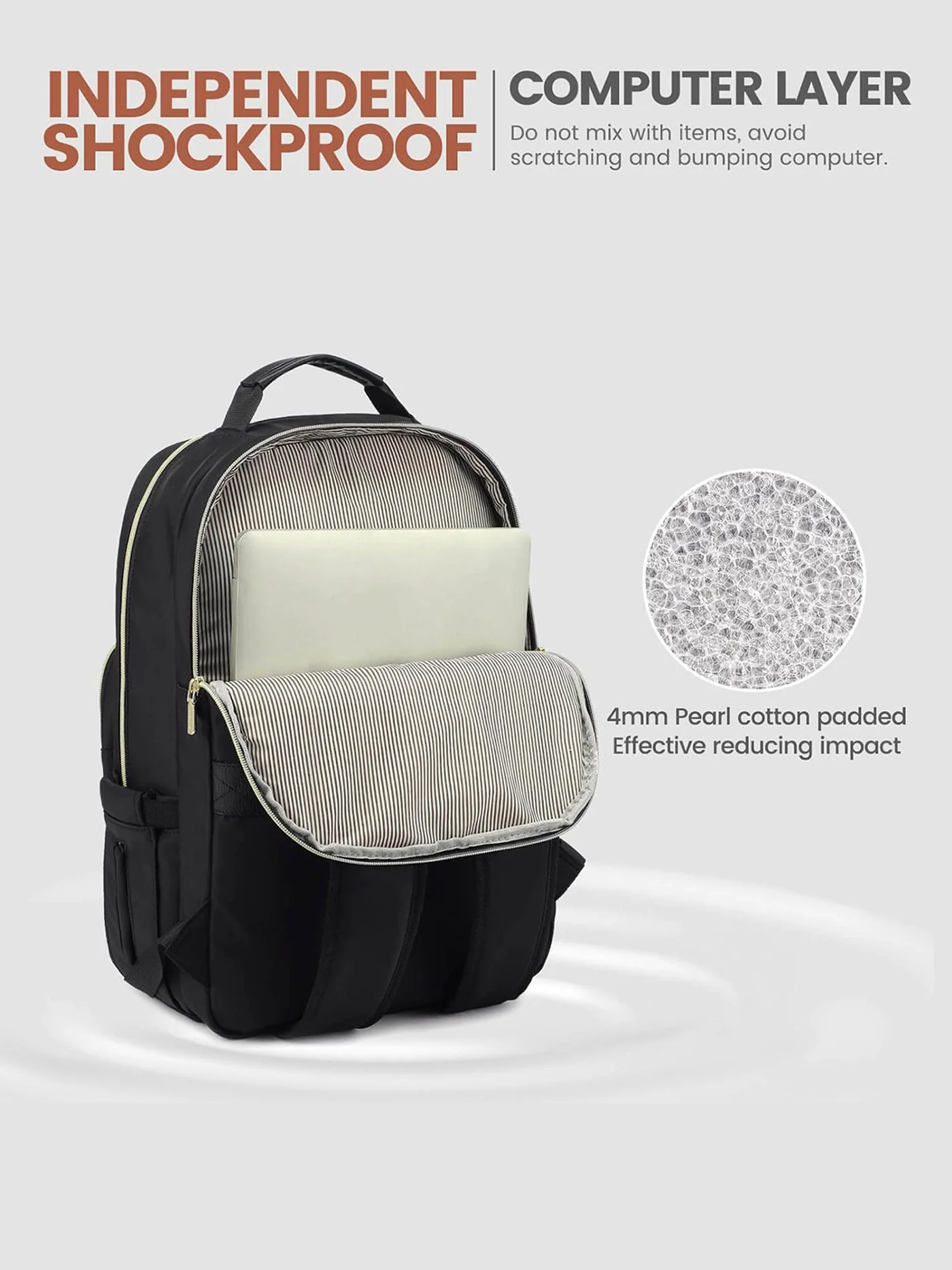 The V Laptop Backpack, 15.6"-17.3" - Image 3