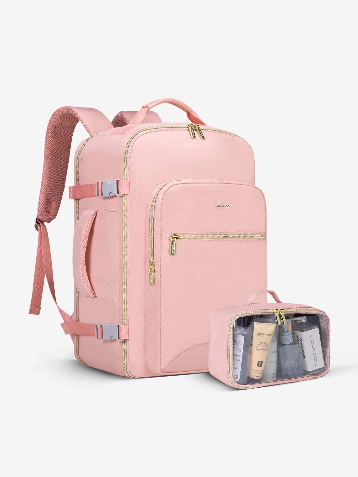 4Pcs, 40/50L Freyja Laptop Travel Backpack, 17" 18" - Image 23