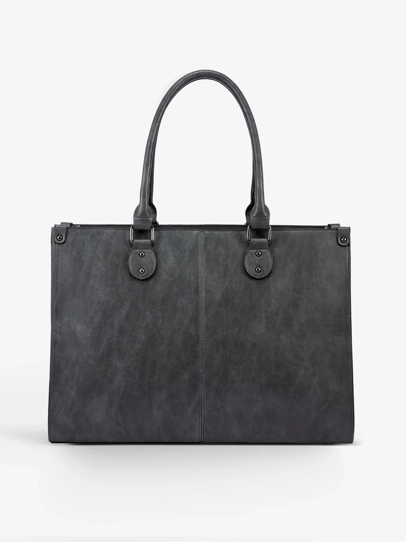 2Pcs Vintage Leather Laptop Bag, 15.6" - Image 11