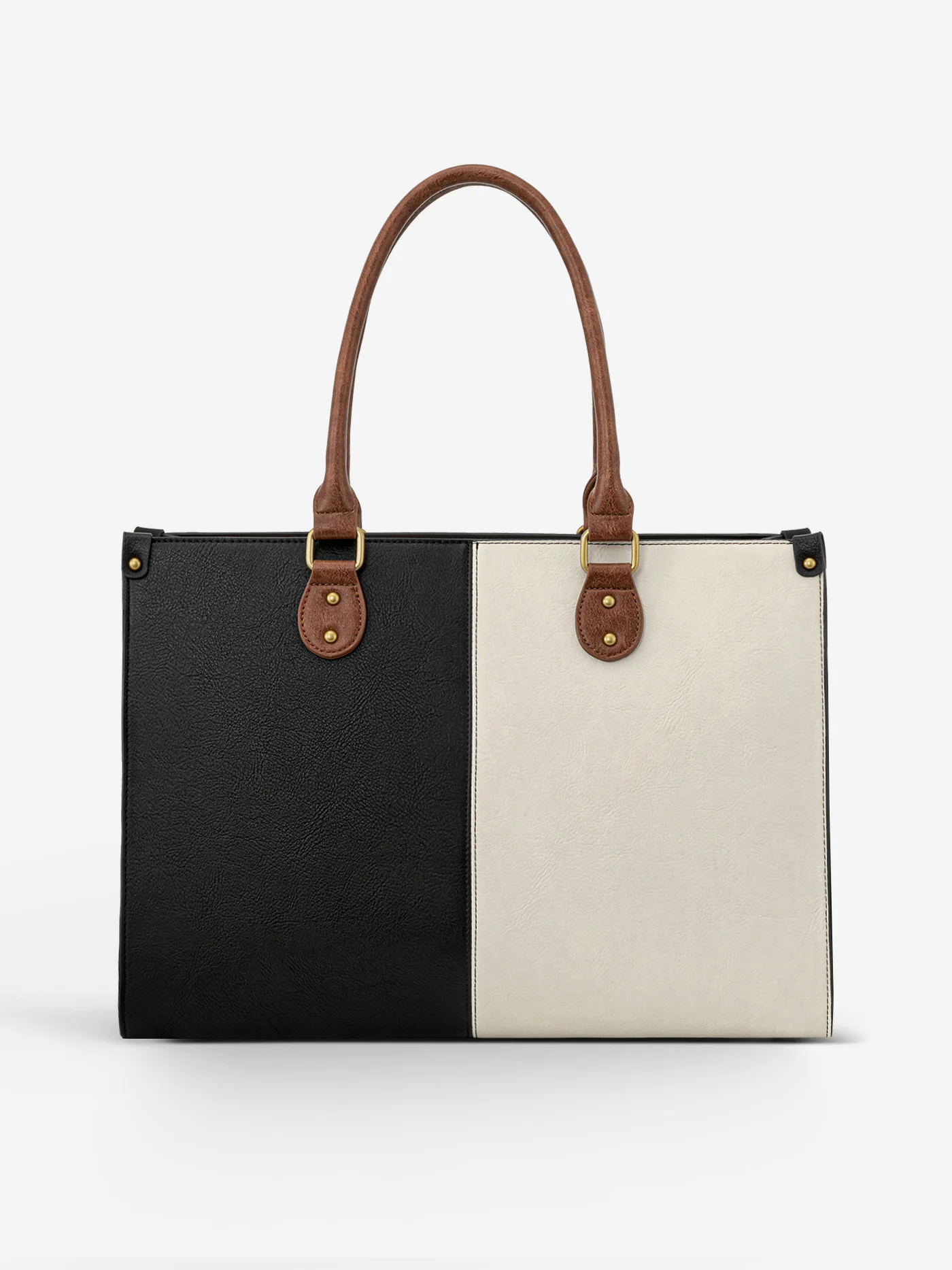2Pcs Vintage Leather Laptop Bag, 15.6" - Image 7