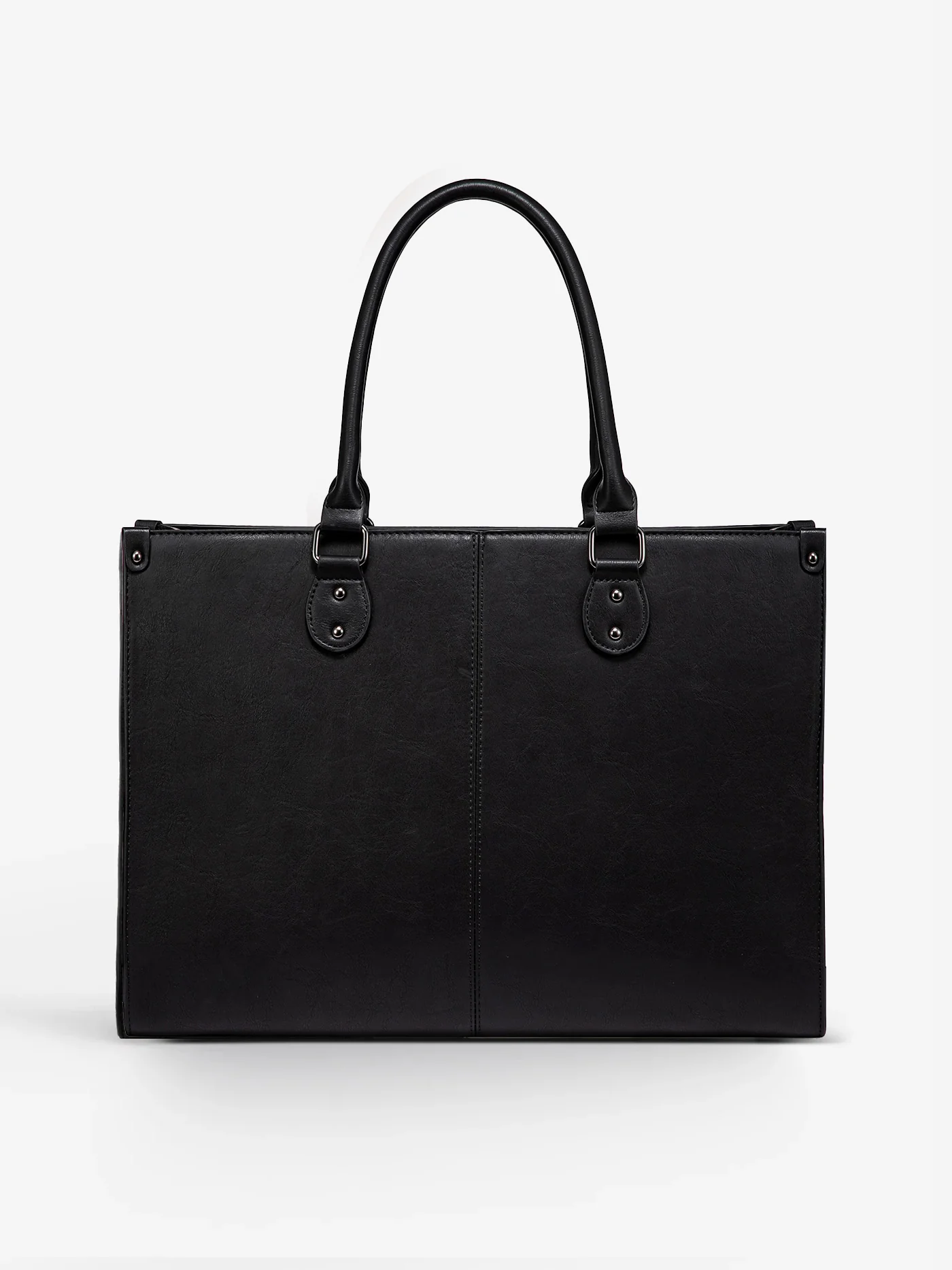 2Pcs Vintage Leather Laptop Bag, 15.6" - Image 9