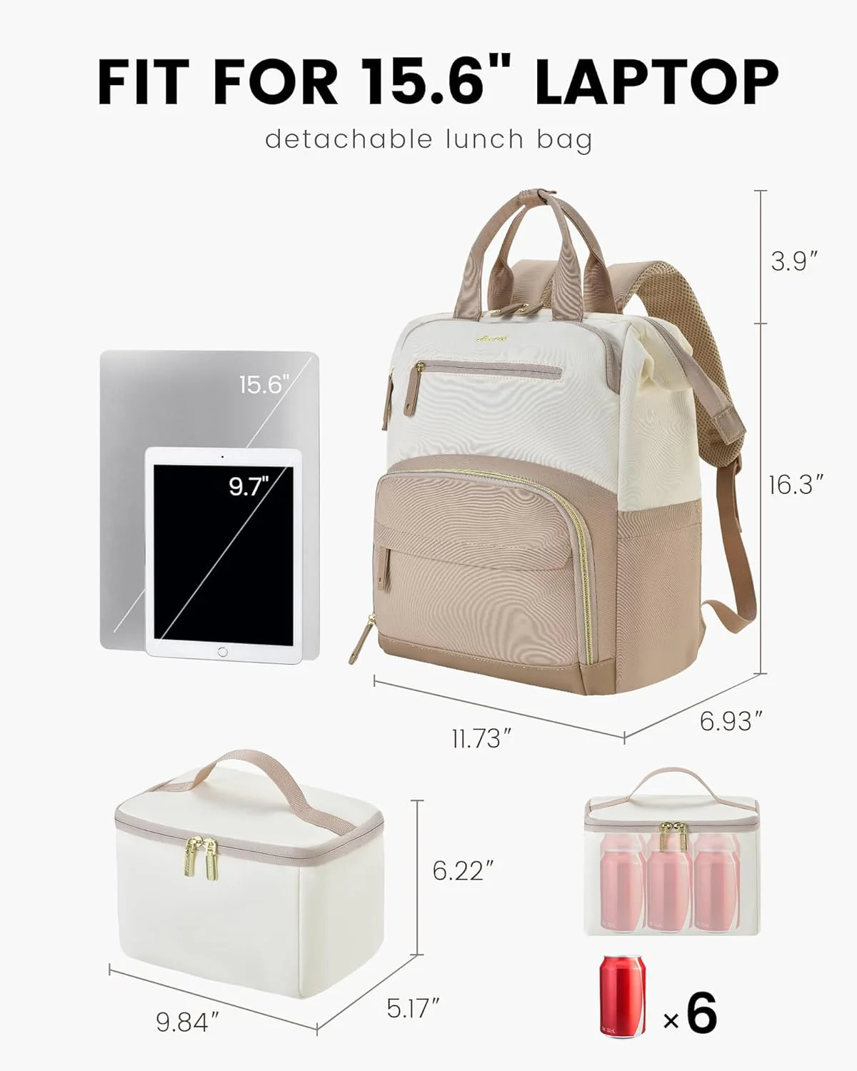Lunch Backpack, 15.6" 17.3" - Image 5