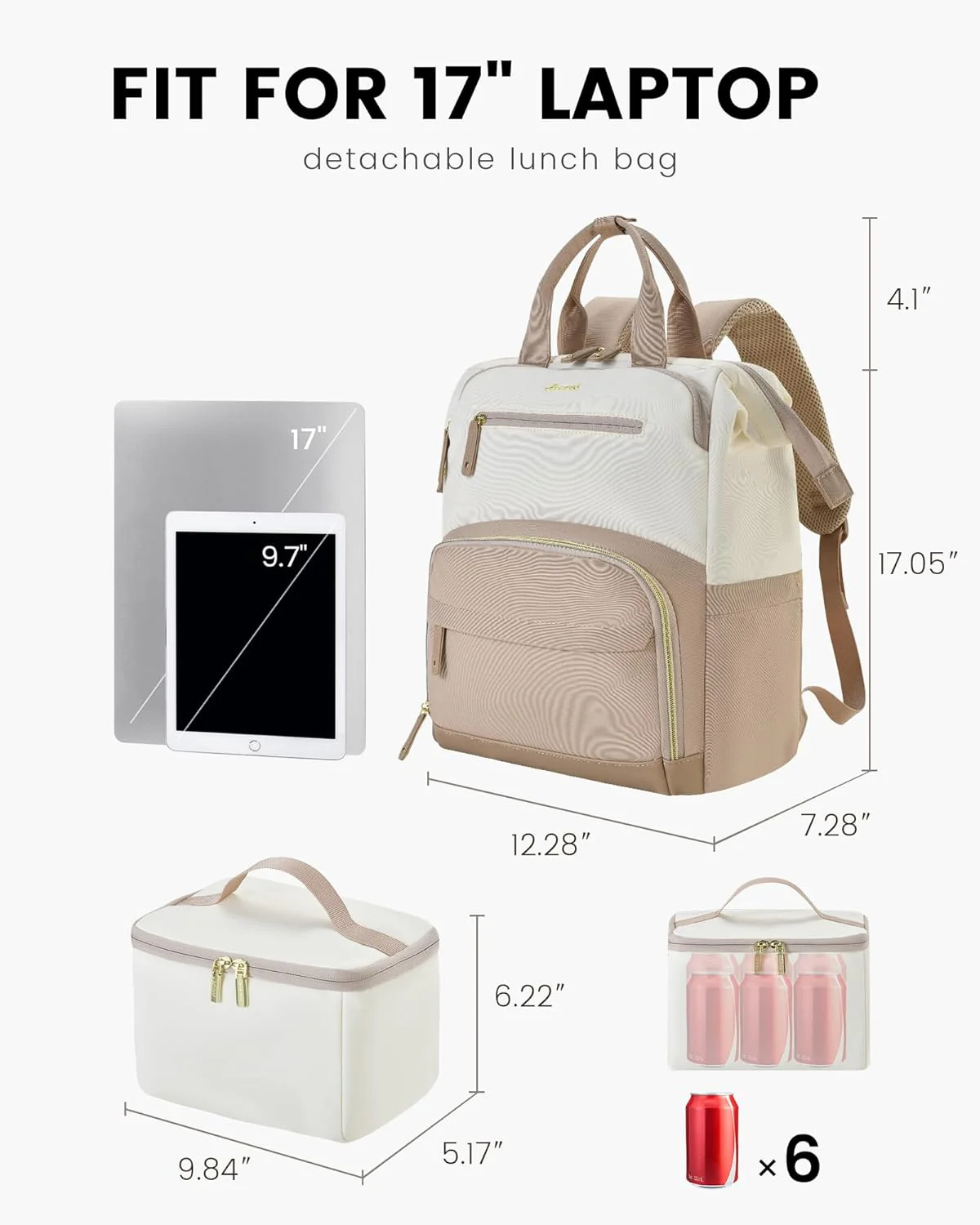 Lunch Backpack, 15.6" 17.3" - Image 6