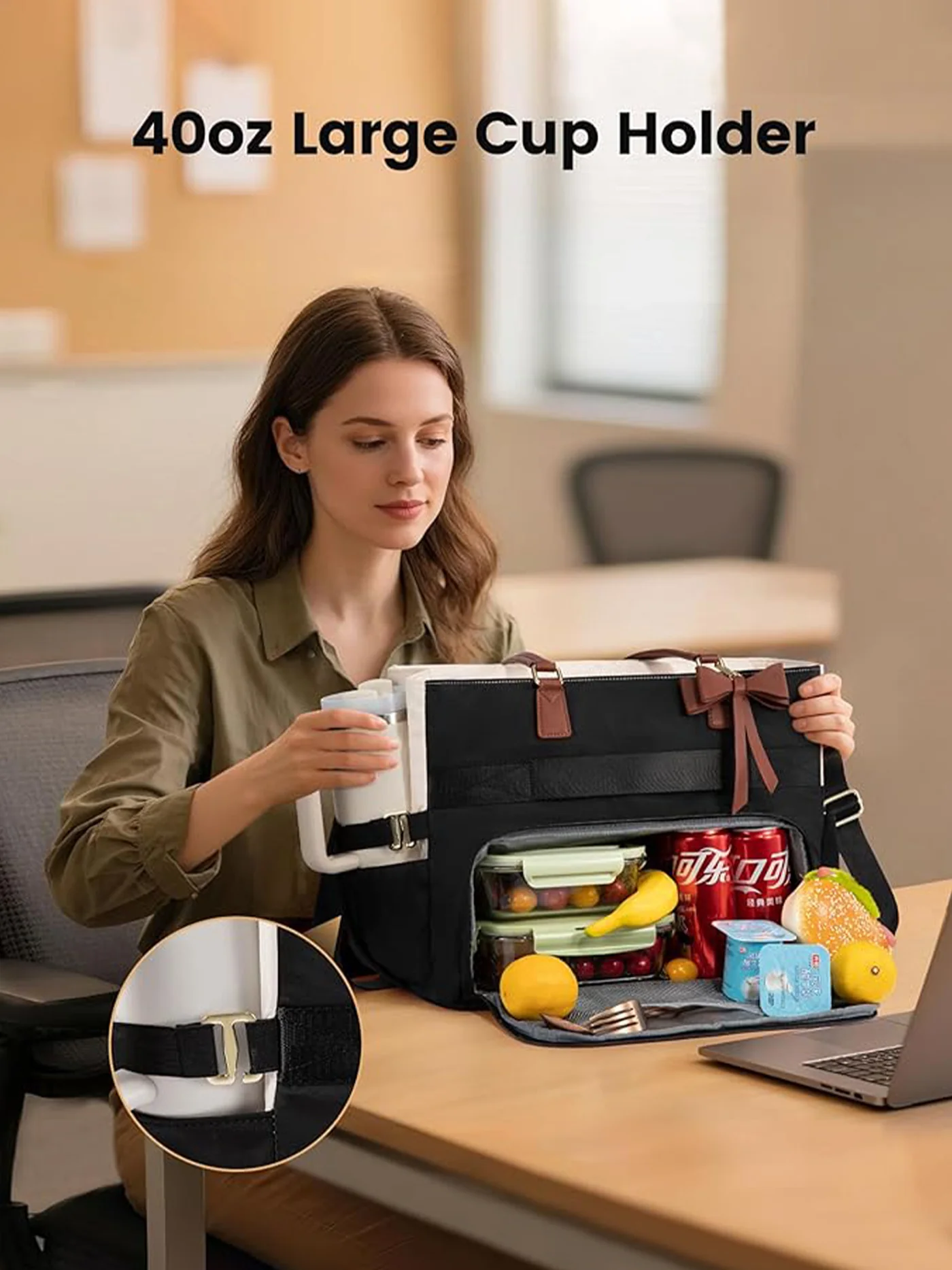 Lunch Tote Bag, 15.6" 17.3" - Image 8
