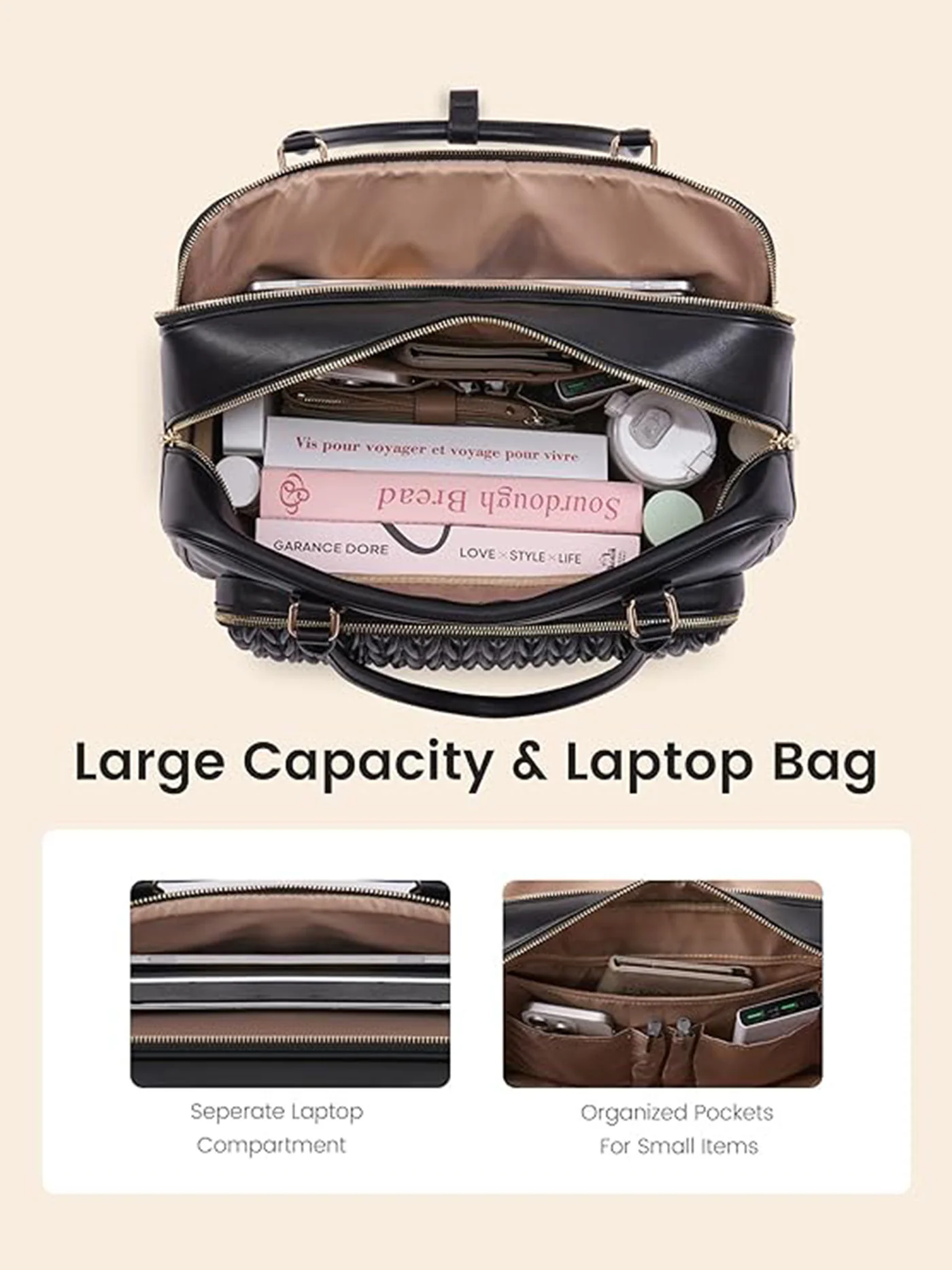 Lunch Bag With Separate Laptop Compartment - Image 4
