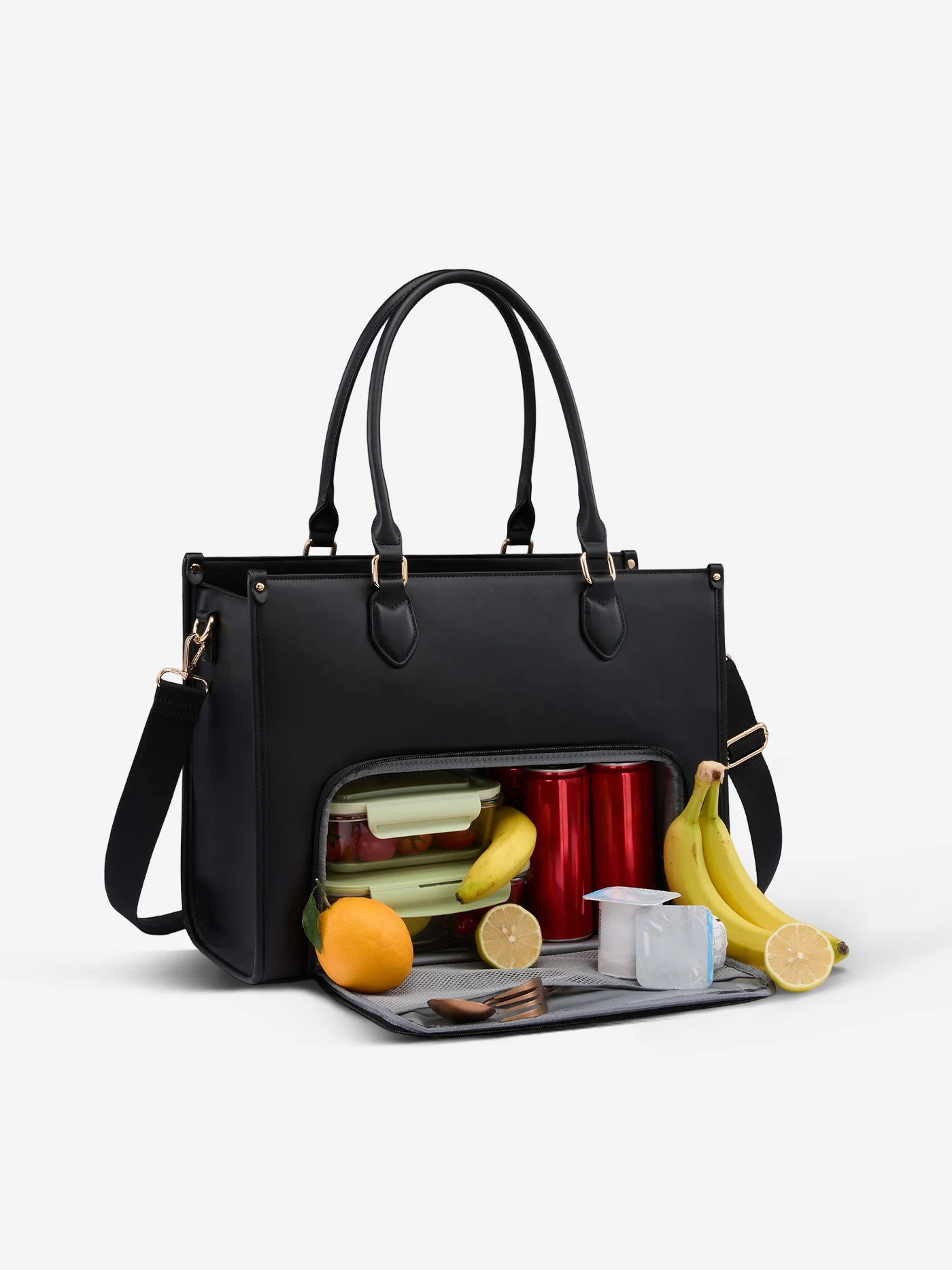 Lunch Compartment Laptop Tote Bag 15.6" 17.3" - Image 7