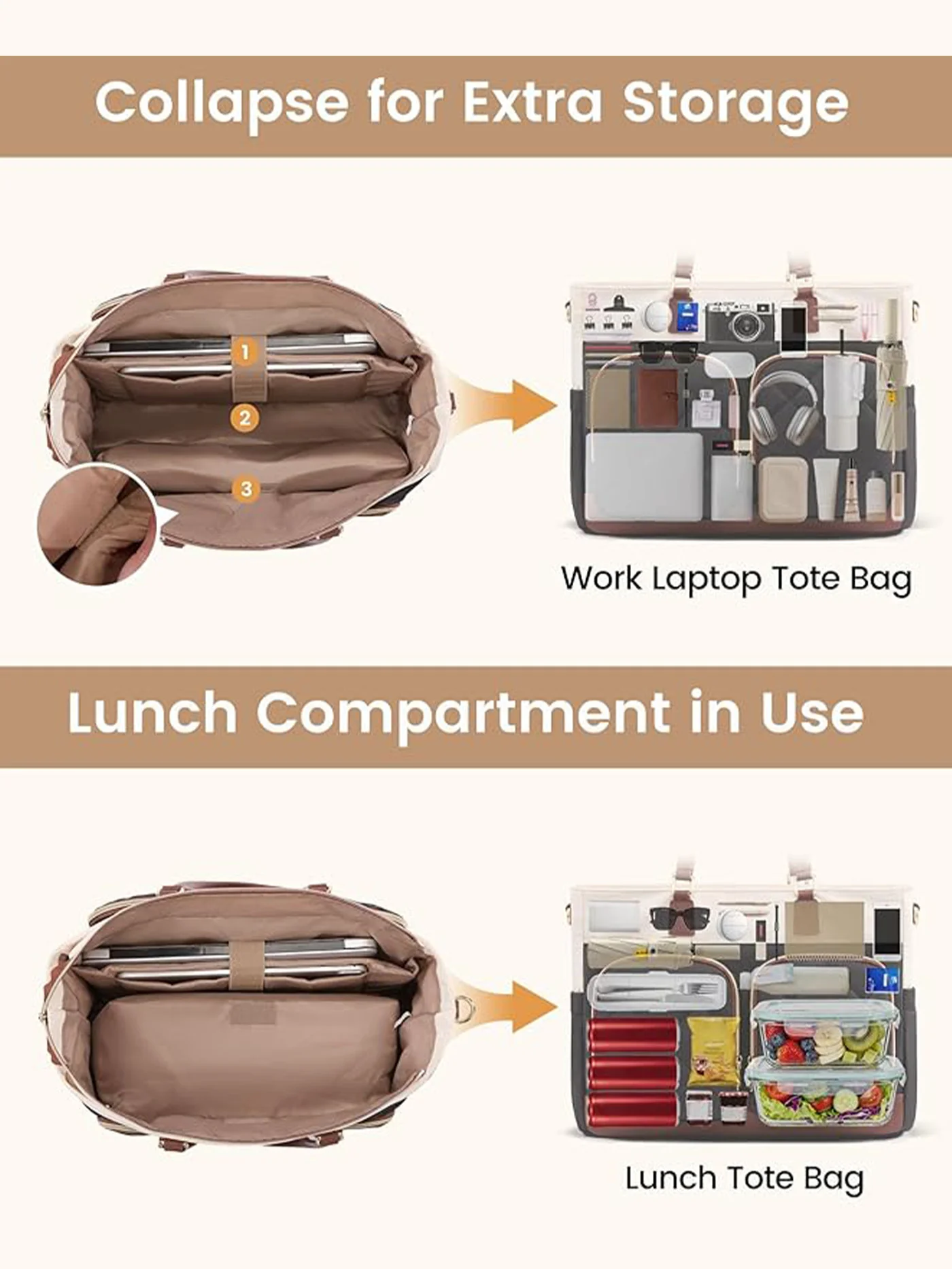 Lunch Tote Bag 15.6" 17.3" - Image 6