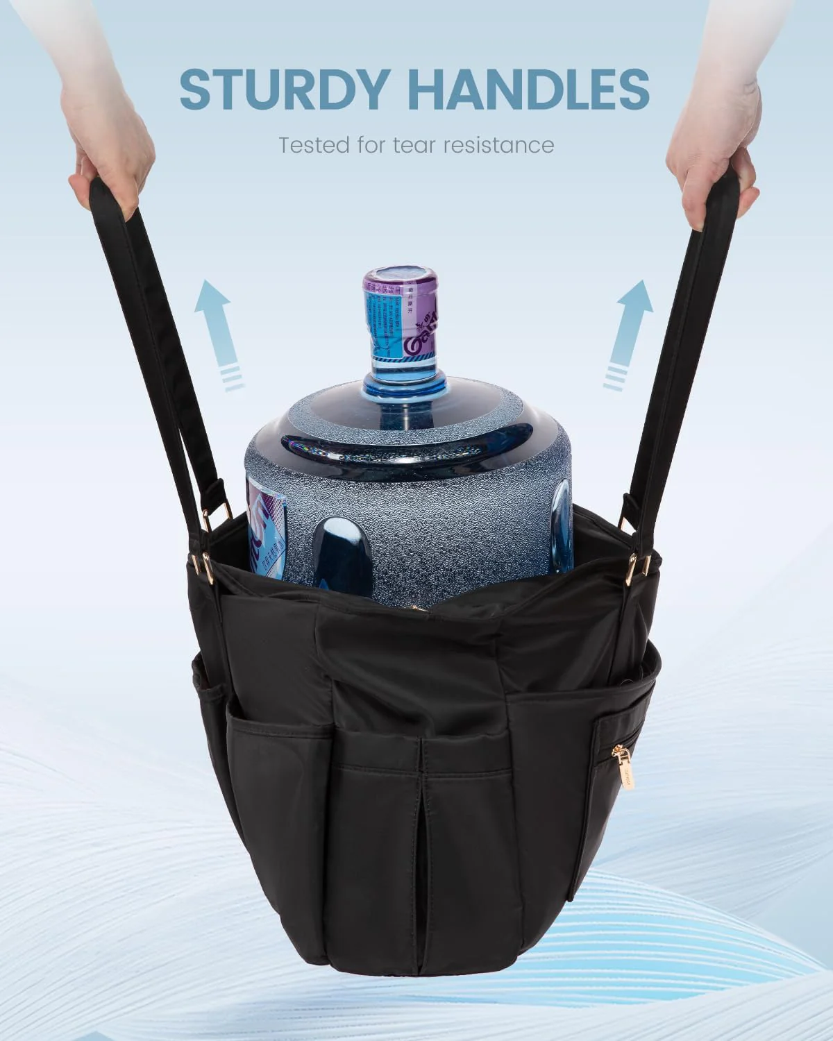 Multi-Pocket Laptop Tote Bag, 15.6" 17.3" - Image 6
