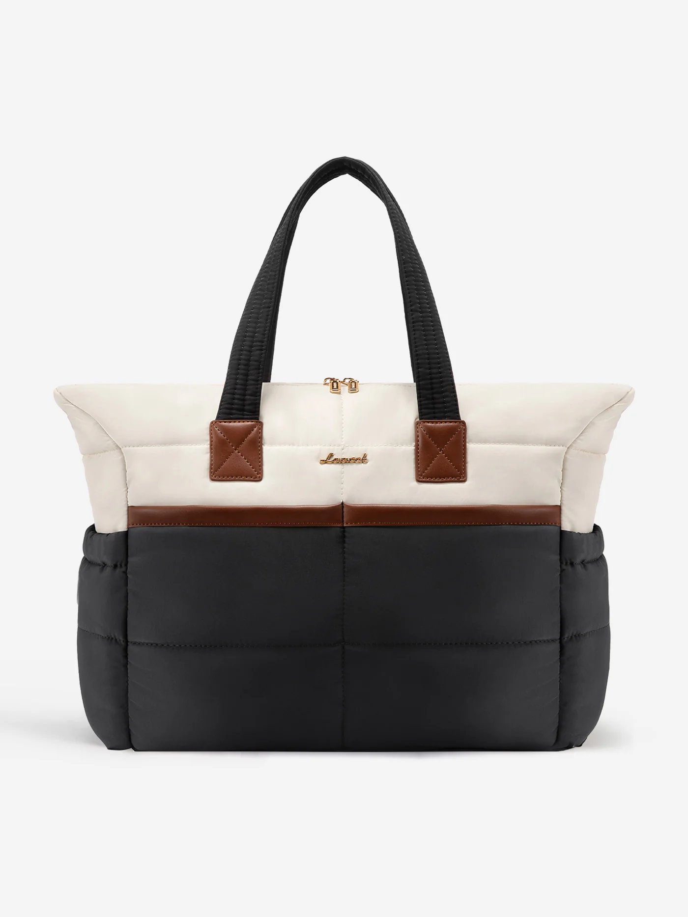 Multi-pocket Puffer Tote Bag, 15.6" 17.3" - Image 10