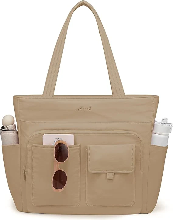 Multiple Pocket Laptop Tote Bag, 15.6" - Image 10