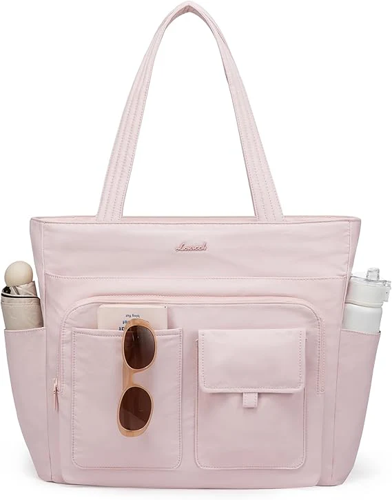 Multiple Pocket Laptop Tote Bag, 15.6" - Image 9
